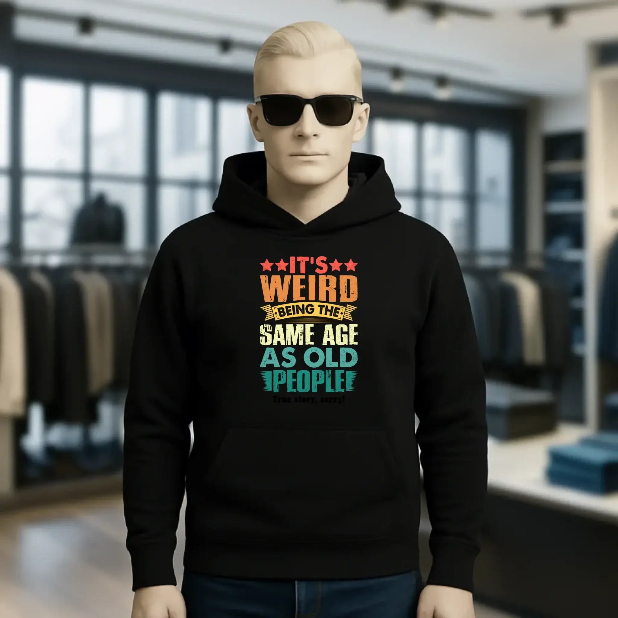 Old people • Unisex Premium Hoodie XS-5XL aus Bio-Baumwolle für Damen & Herren • Exklusivdesign • personalisiert