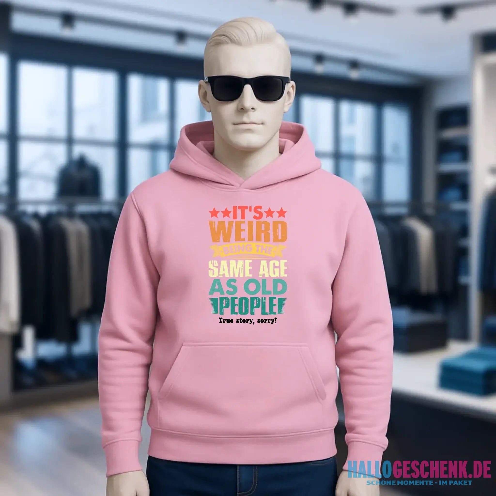 Old people • Unisex Premium Hoodie XS-5XL aus Bio-Baumwolle für Damen & Herren • Exklusivdesign • personalisiert