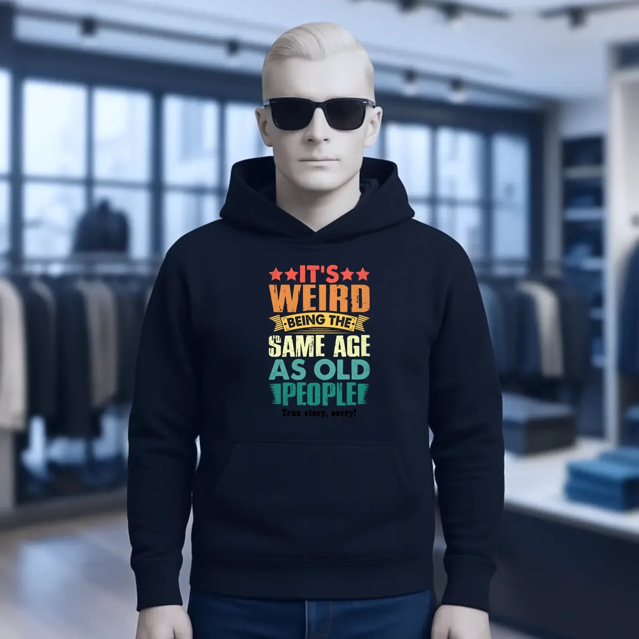 Old people • Unisex Premium Hoodie XS-5XL aus Bio-Baumwolle für Damen & Herren • Exklusivdesign • personalisiert