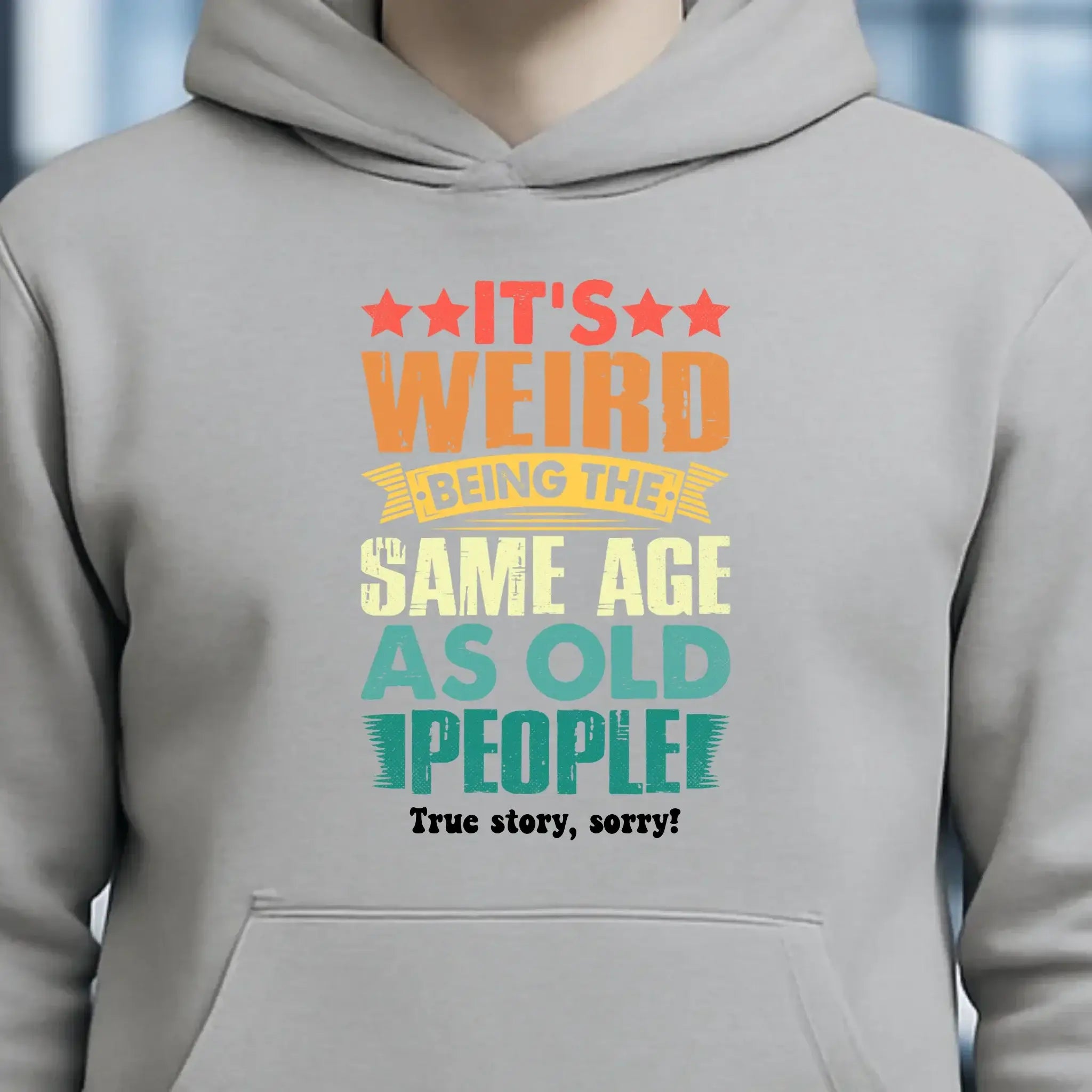 Old people • Unisex Premium Hoodie XS-5XL aus Bio-Baumwolle für Damen & Herren • Exklusivdesign • personalisiert