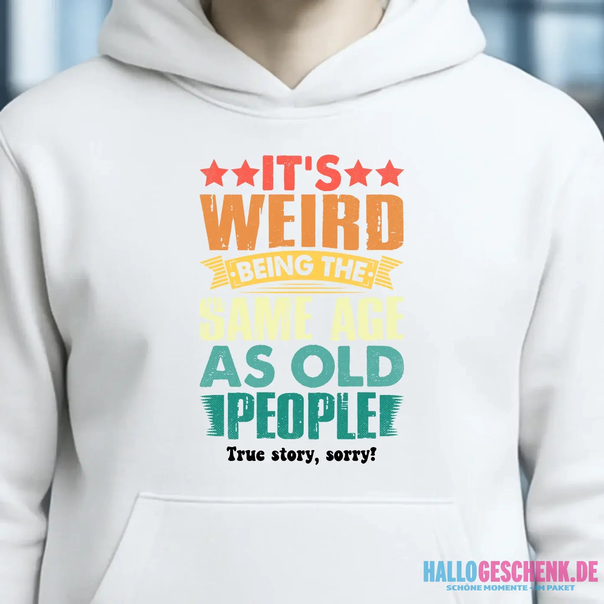 Old people • Unisex Premium Hoodie XS-5XL aus Bio-Baumwolle für Damen & Herren • Exklusivdesign • personalisiert