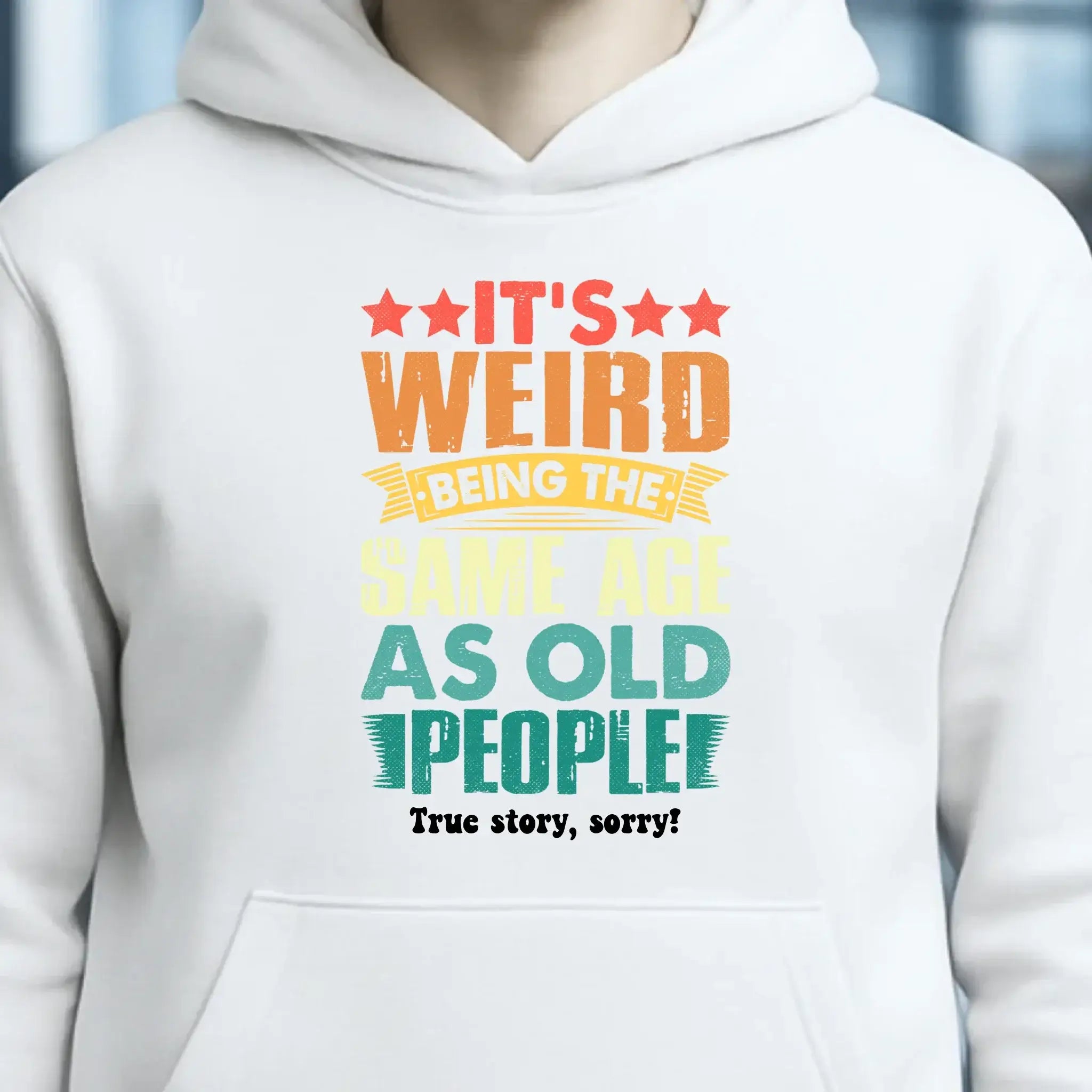 Old people • Unisex Premium Hoodie XS-5XL aus Bio-Baumwolle für Damen & Herren • Exklusivdesign • personalisiert