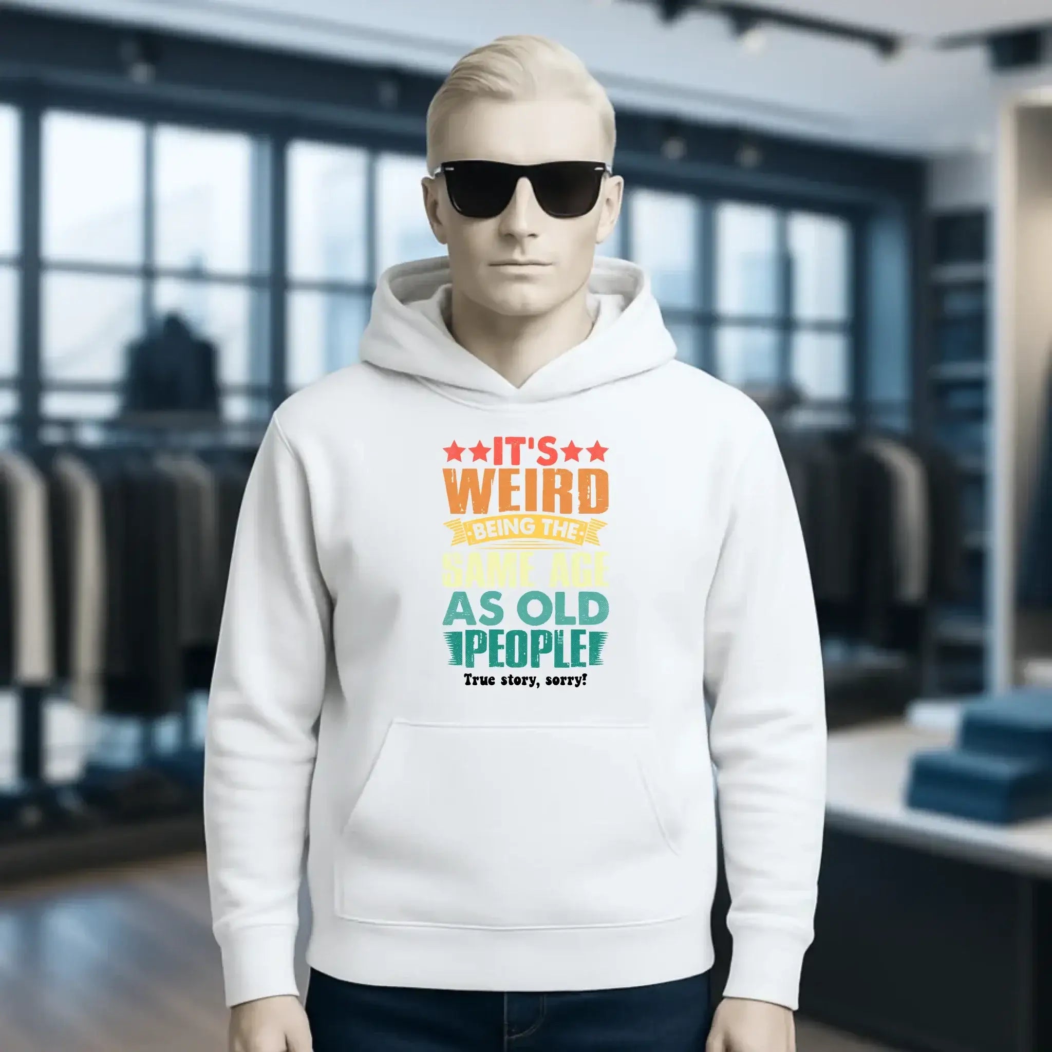 Old people • Unisex Premium Hoodie XS-5XL aus Bio-Baumwolle für Damen & Herren • Exklusivdesign • personalisiert