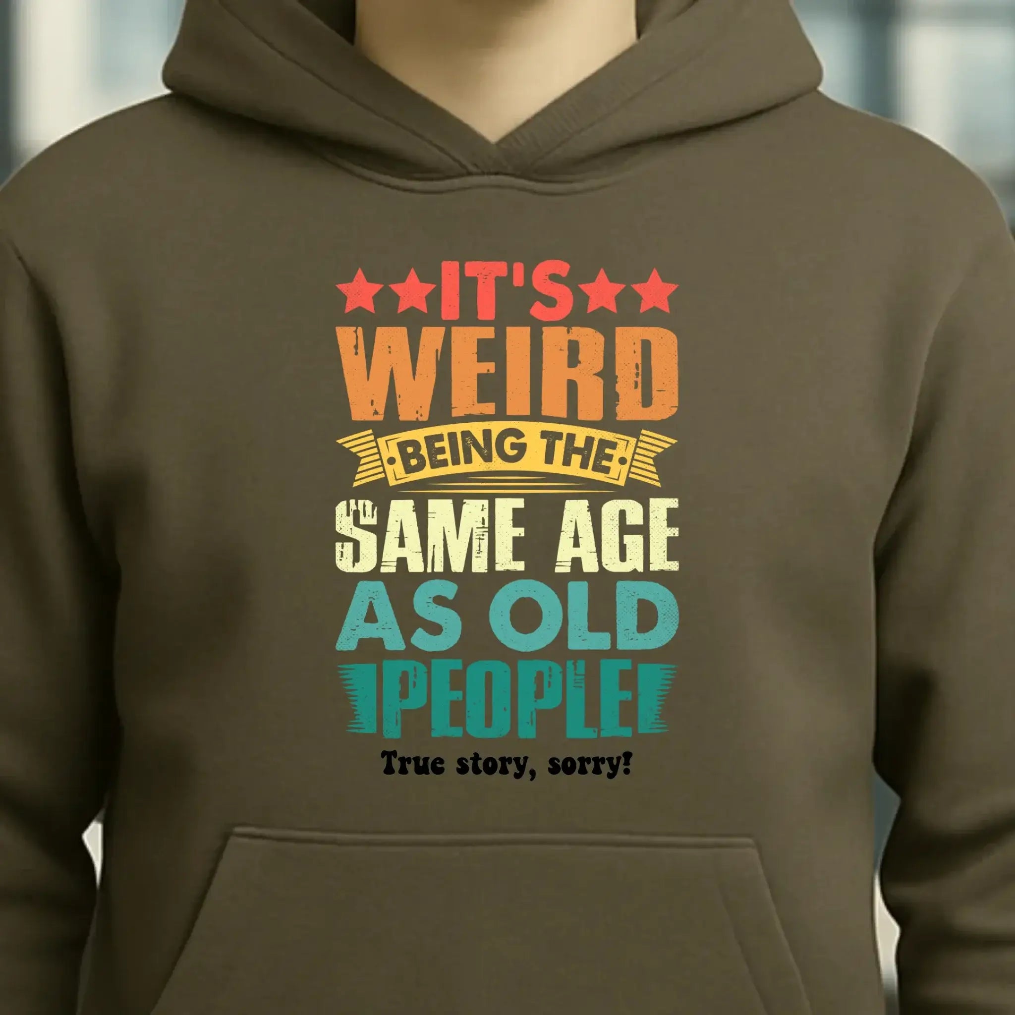 Old people • Unisex Premium Hoodie XS-5XL aus Bio-Baumwolle für Damen & Herren • Exklusivdesign • personalisiert