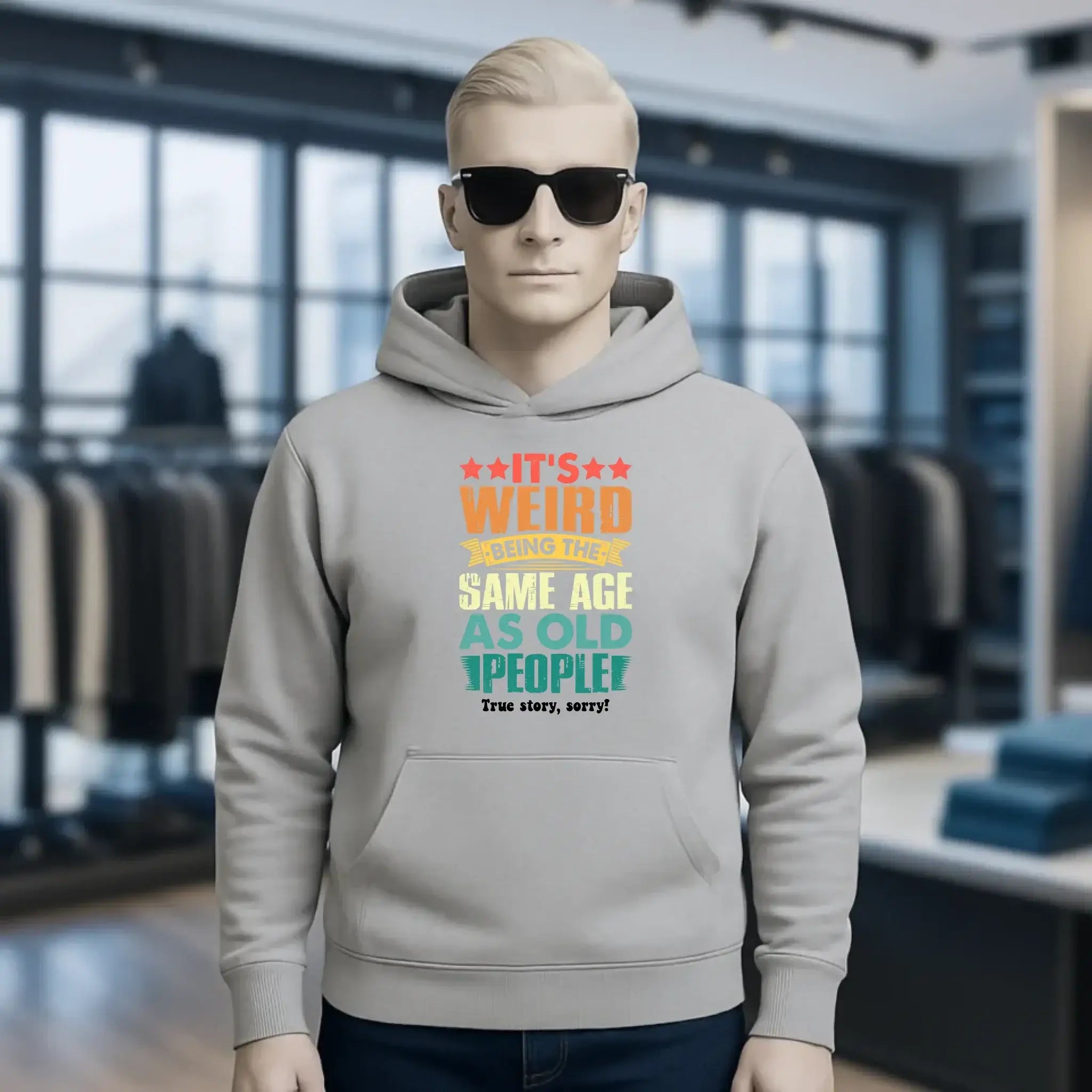 Old people • Unisex Premium Hoodie XS-5XL aus Bio-Baumwolle für Damen & Herren • Exklusivdesign • personalisiert