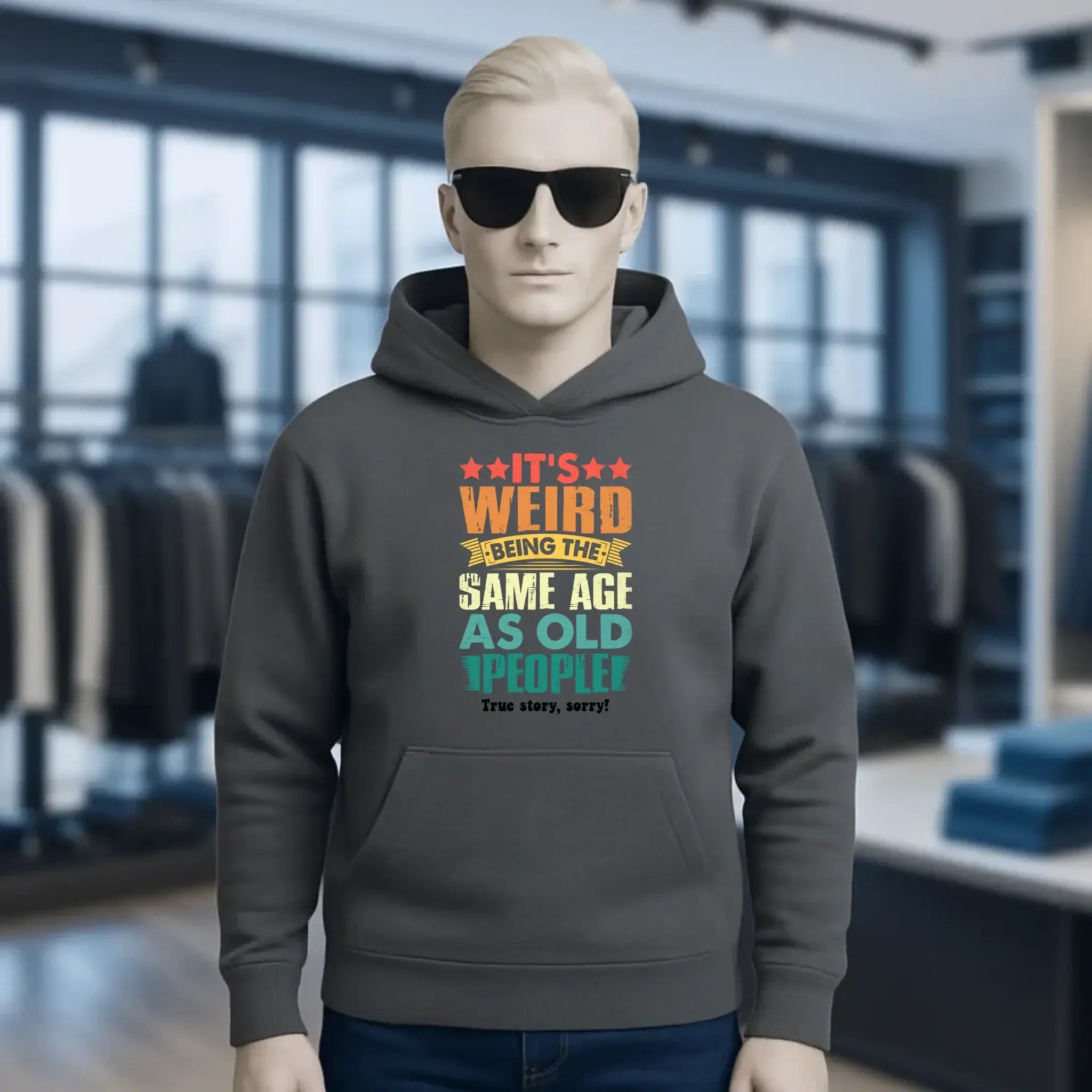 Old people • Unisex Premium Hoodie XS-5XL aus Bio-Baumwolle für Damen & Herren • Exklusivdesign • personalisiert