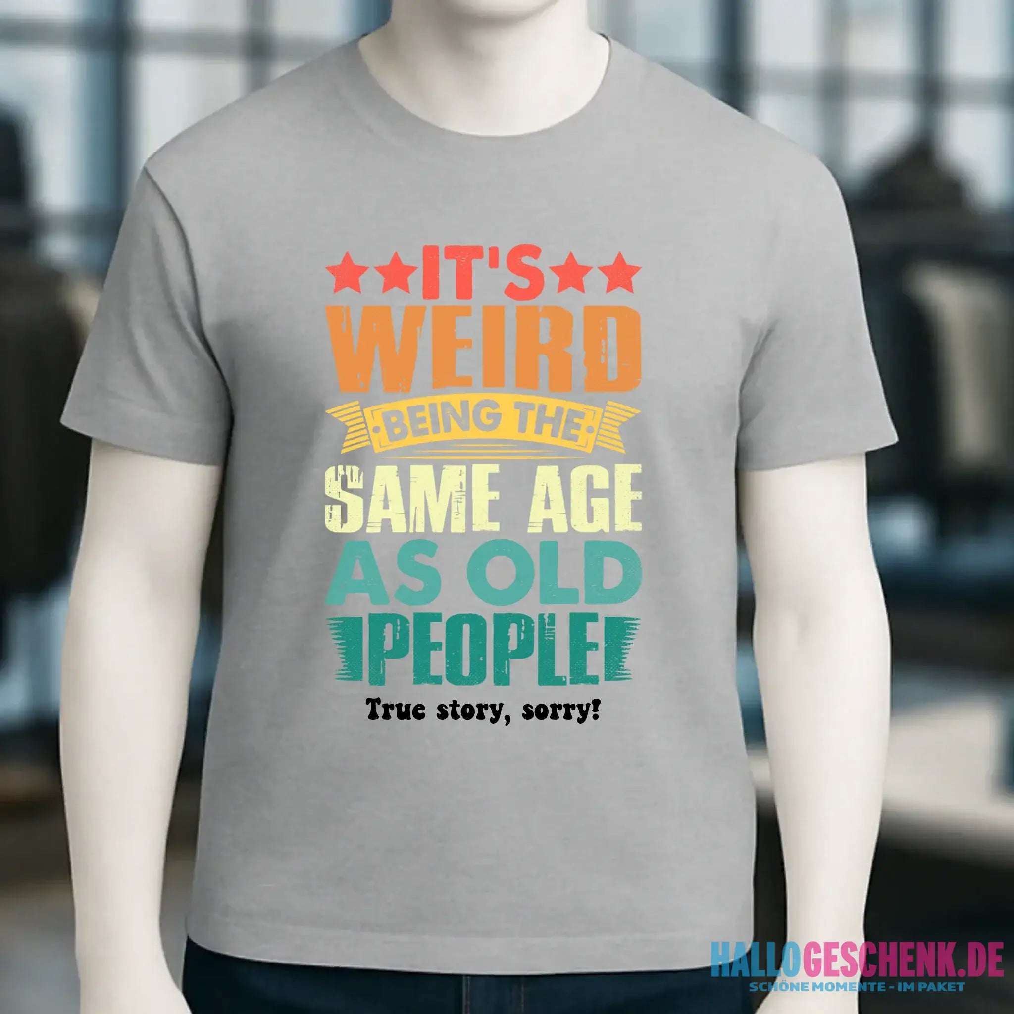 Old people • Unisex Premium T-Shirt XS-5XL aus Bio-Baumwolle für Damen & Herren • Exklusivdesign • personalisiert