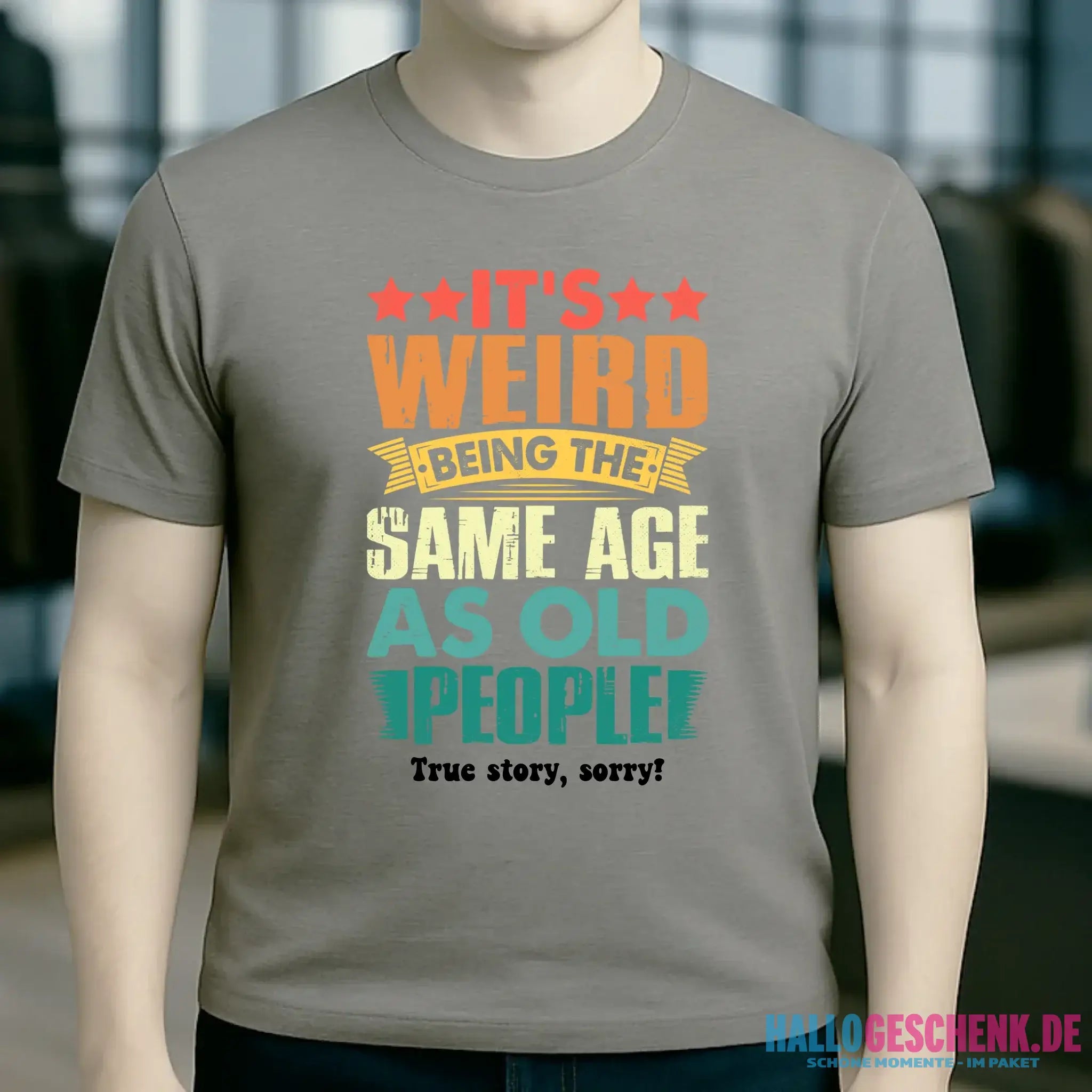 Old people • Unisex Premium T-Shirt XS-5XL aus Bio-Baumwolle für Damen & Herren • Exklusivdesign • personalisiert