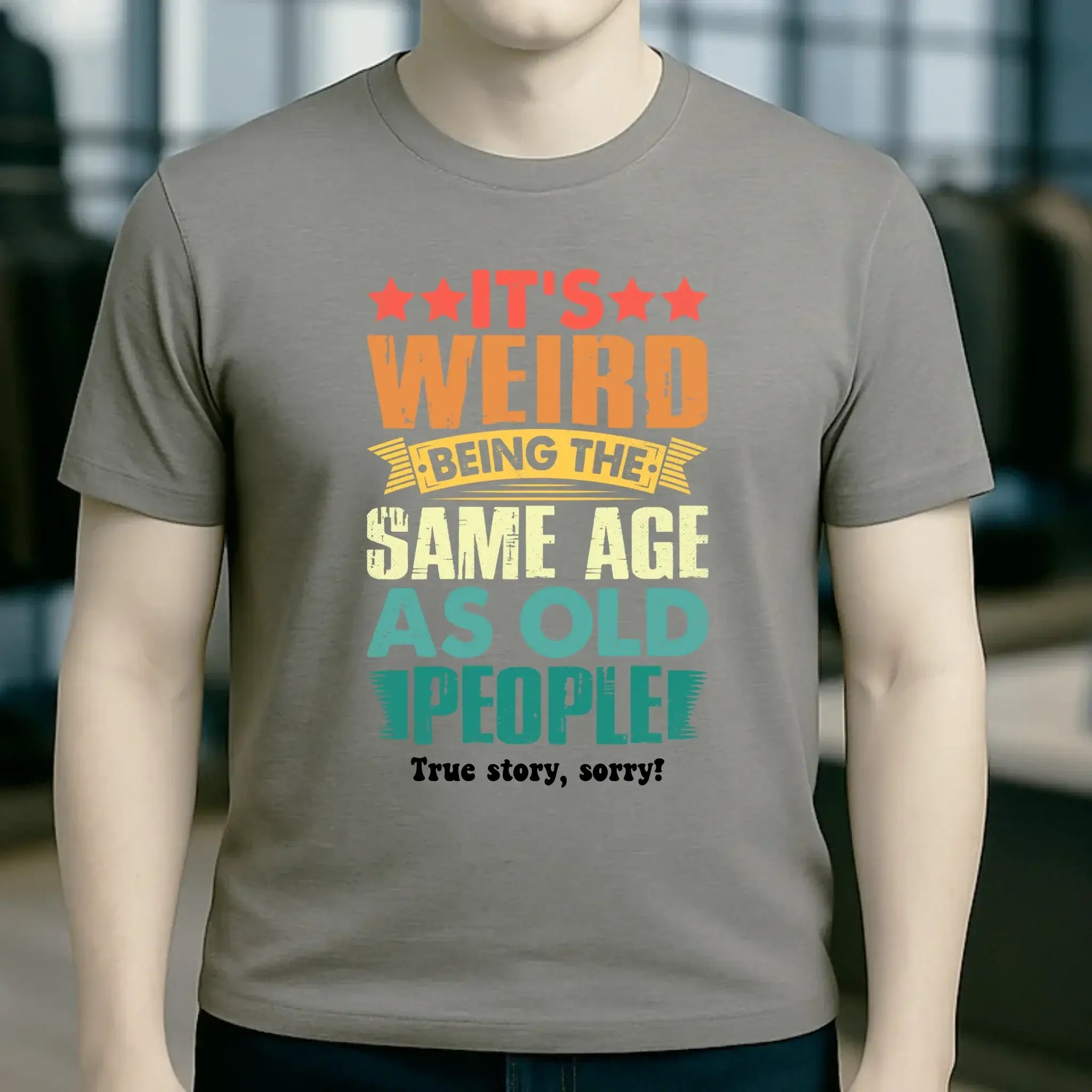 Old people • Unisex Premium T-Shirt XS-5XL aus Bio-Baumwolle für Damen & Herren • Exklusivdesign • personalisiert