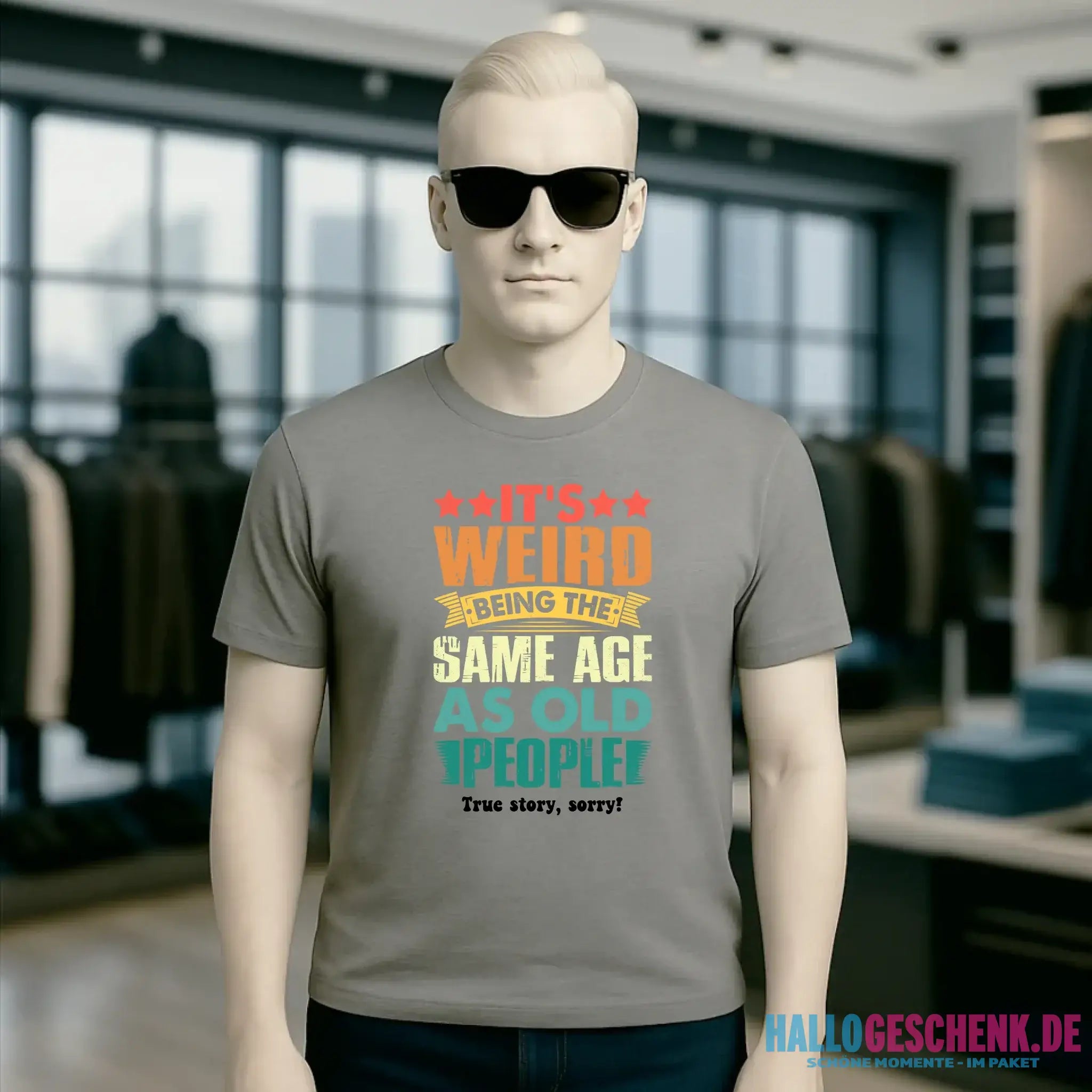 Old people • Unisex Premium T-Shirt XS-5XL aus Bio-Baumwolle für Damen & Herren • Exklusivdesign • personalisiert