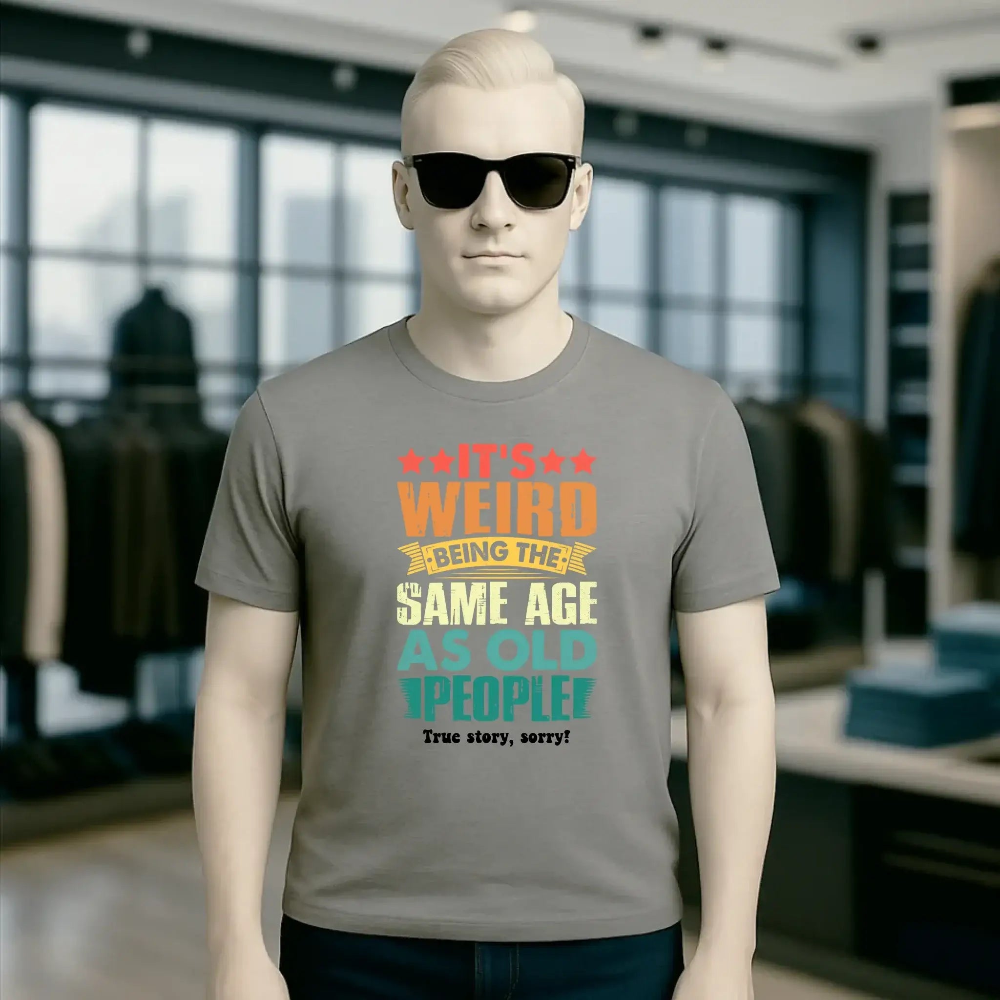 Old people • Unisex Premium T-Shirt XS-5XL aus Bio-Baumwolle für Damen & Herren • Exklusivdesign • personalisiert