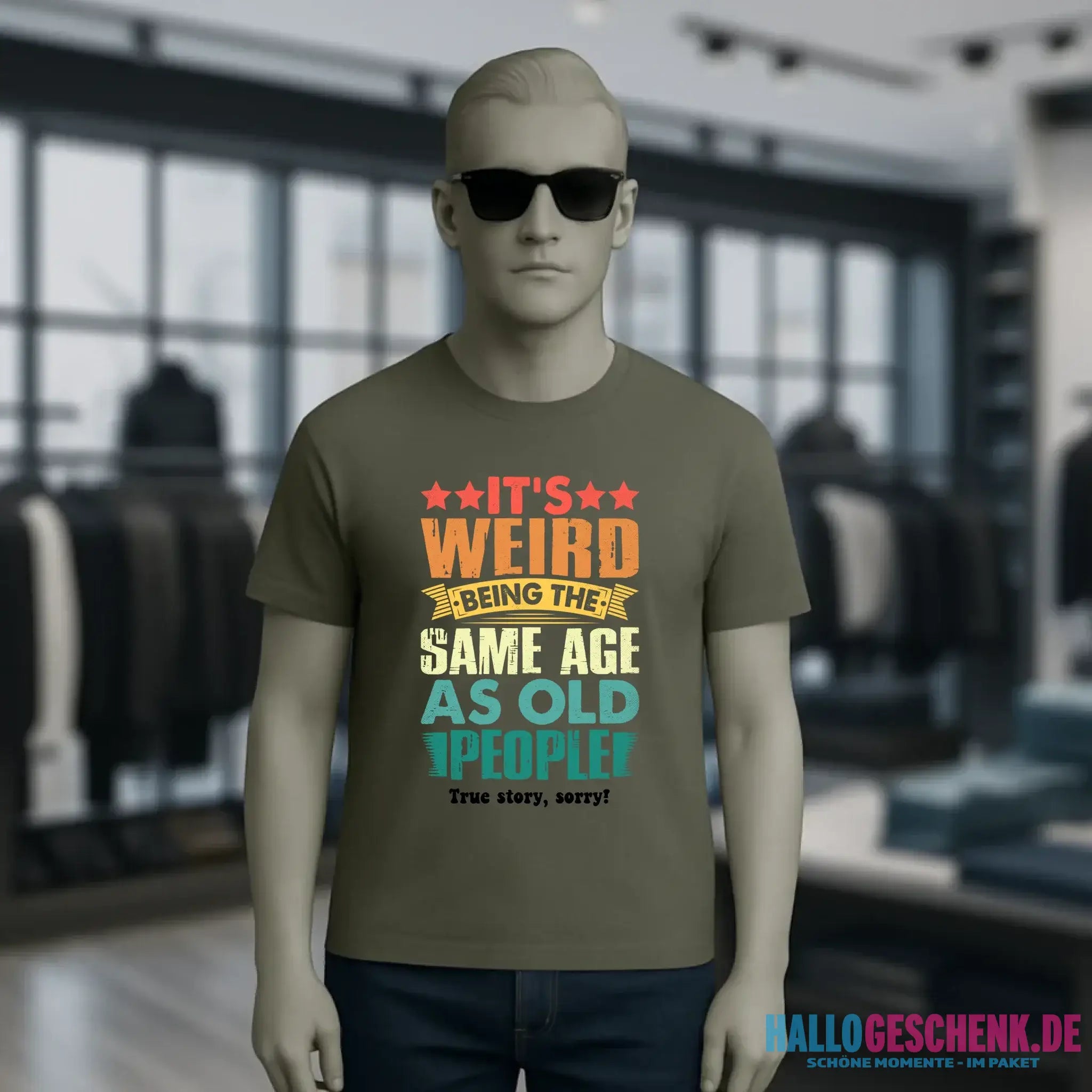 Old people • Unisex Premium T-Shirt XS-5XL aus Bio-Baumwolle für Damen & Herren • Exklusivdesign • personalisiert