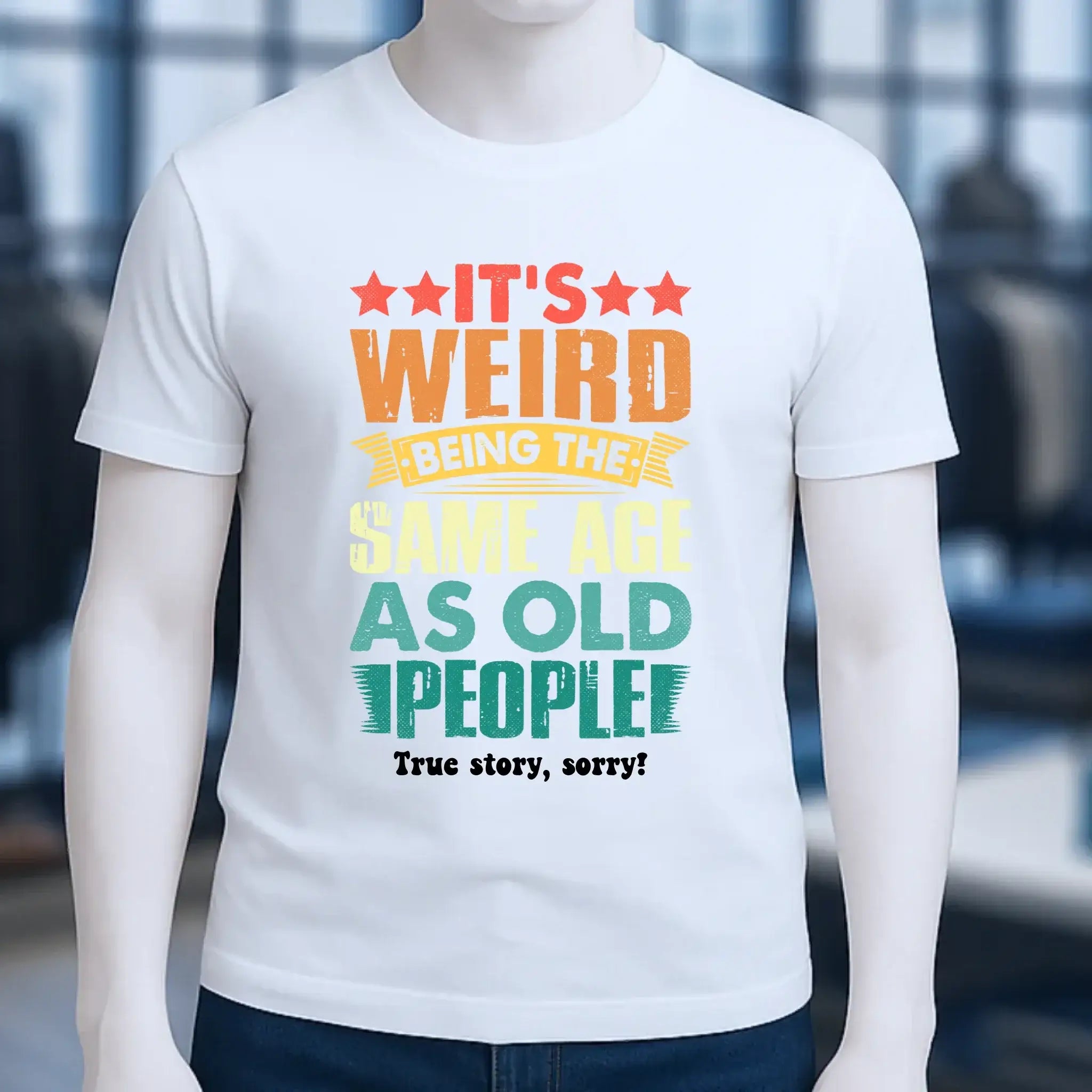 Old people • Unisex Premium T-Shirt XS-5XL aus Bio-Baumwolle für Damen & Herren • Exklusivdesign • personalisiert