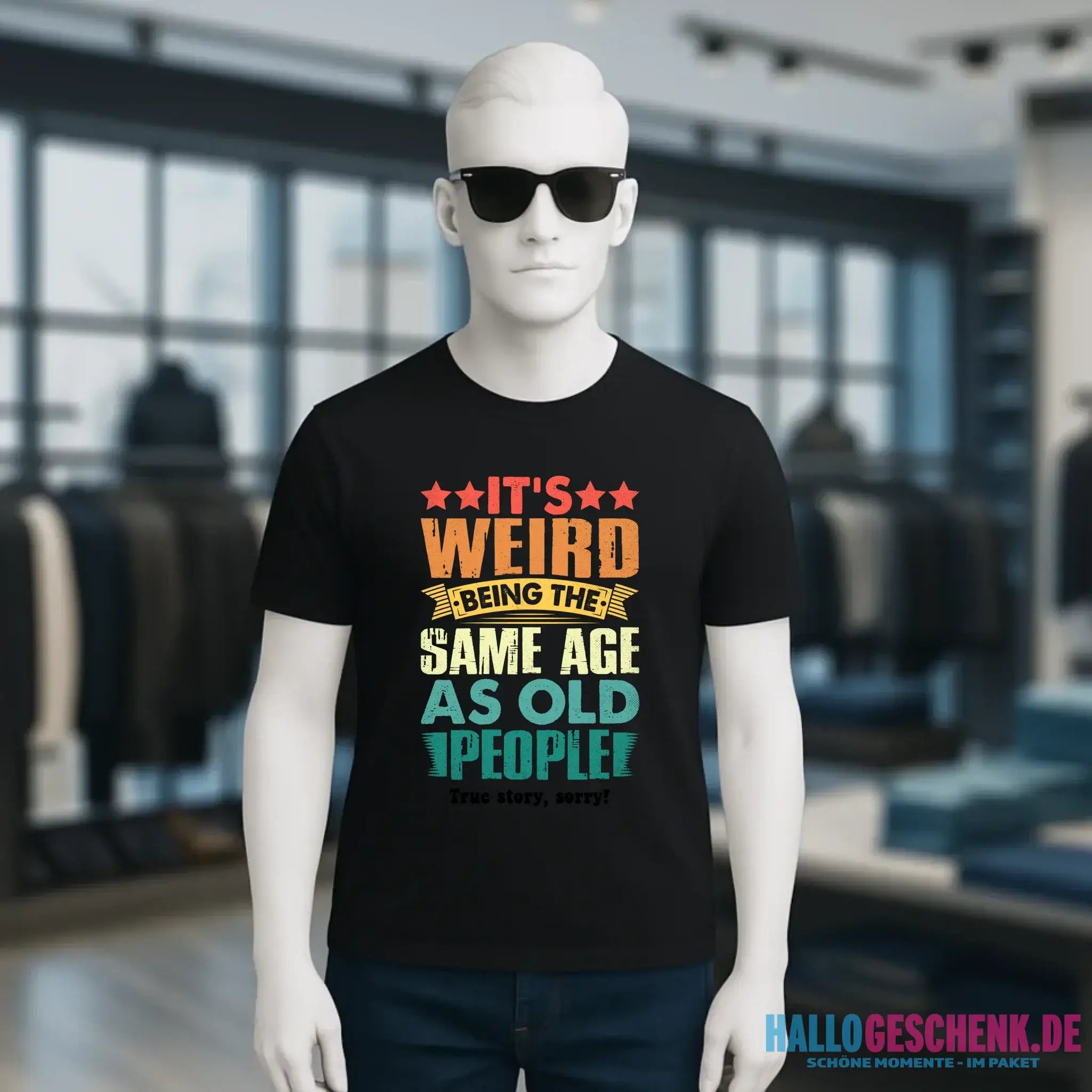 Old people • Unisex Premium T-Shirt XS-5XL aus Bio-Baumwolle für Damen & Herren • Exklusivdesign • personalisiert