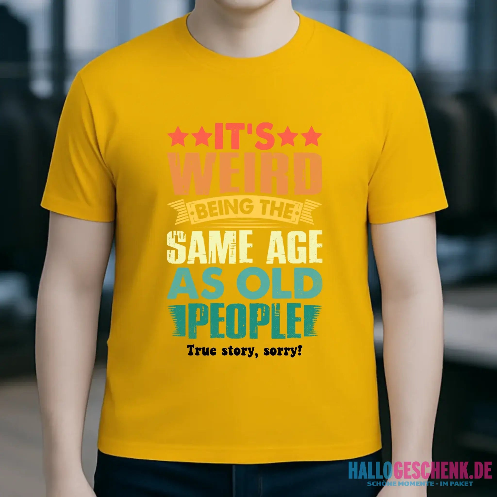 Old people • Unisex Premium T-Shirt XS-5XL aus Bio-Baumwolle für Damen & Herren • Exklusivdesign • personalisiert