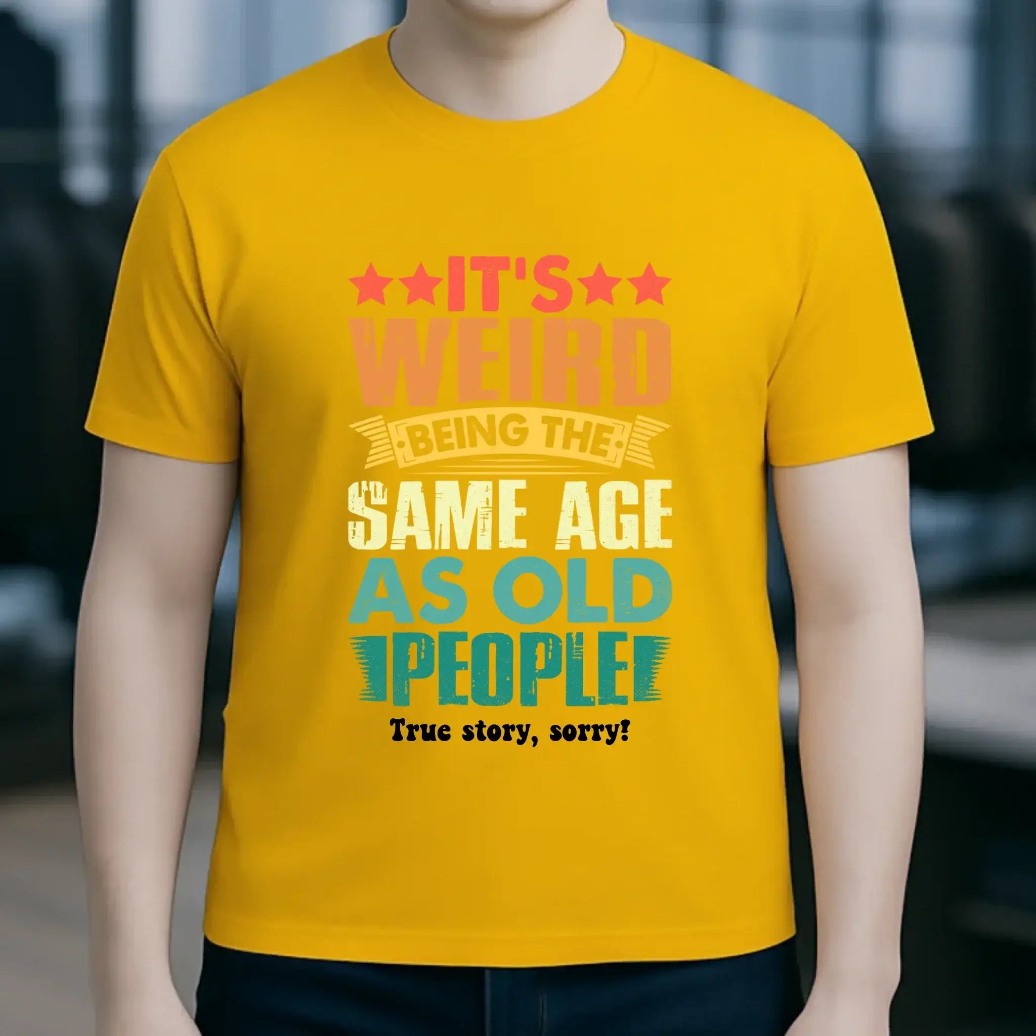 Old people • Unisex Premium T-Shirt XS-5XL aus Bio-Baumwolle für Damen & Herren • Exklusivdesign • personalisiert