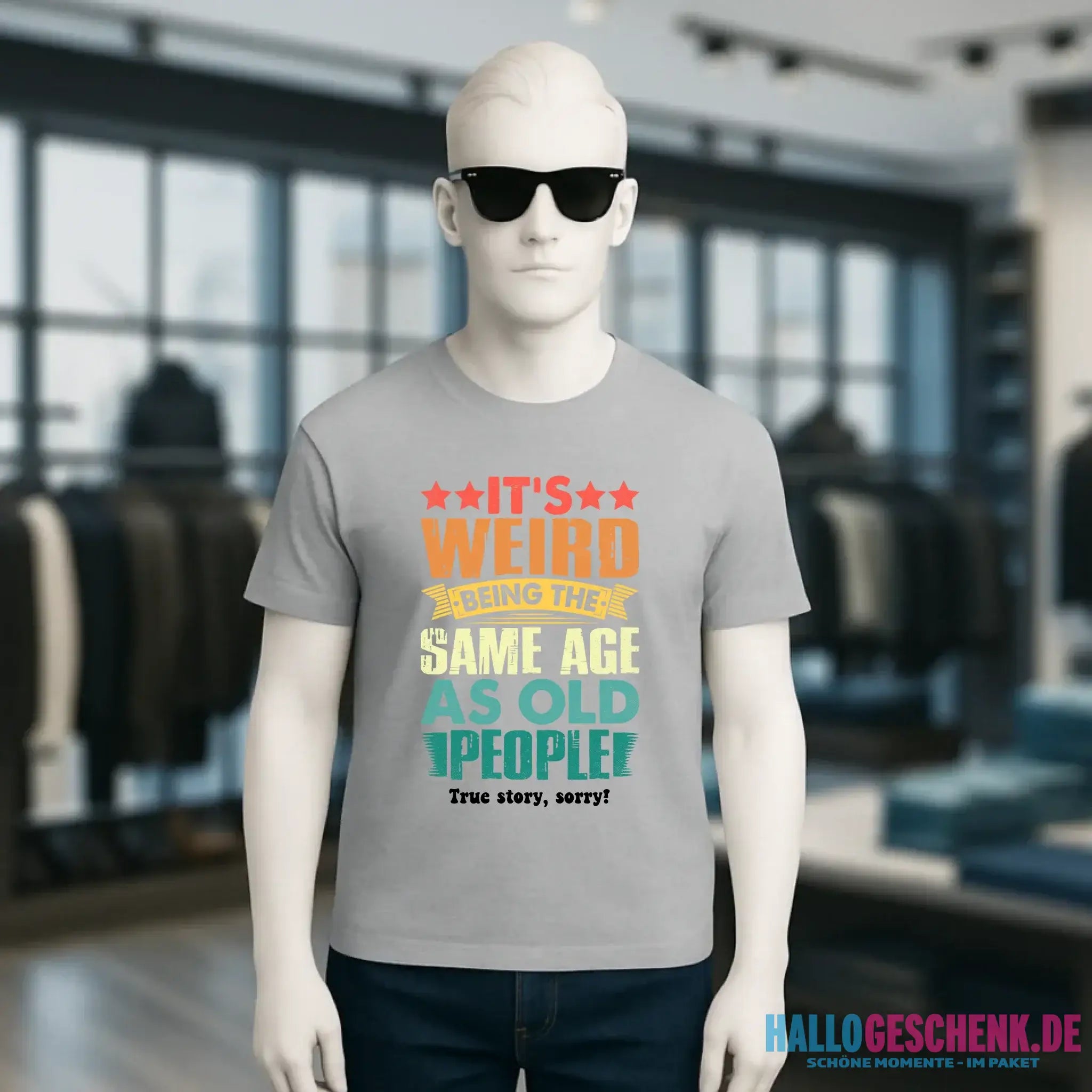 Old people • Unisex Premium T-Shirt XS-5XL aus Bio-Baumwolle für Damen & Herren • Exklusivdesign • personalisiert
