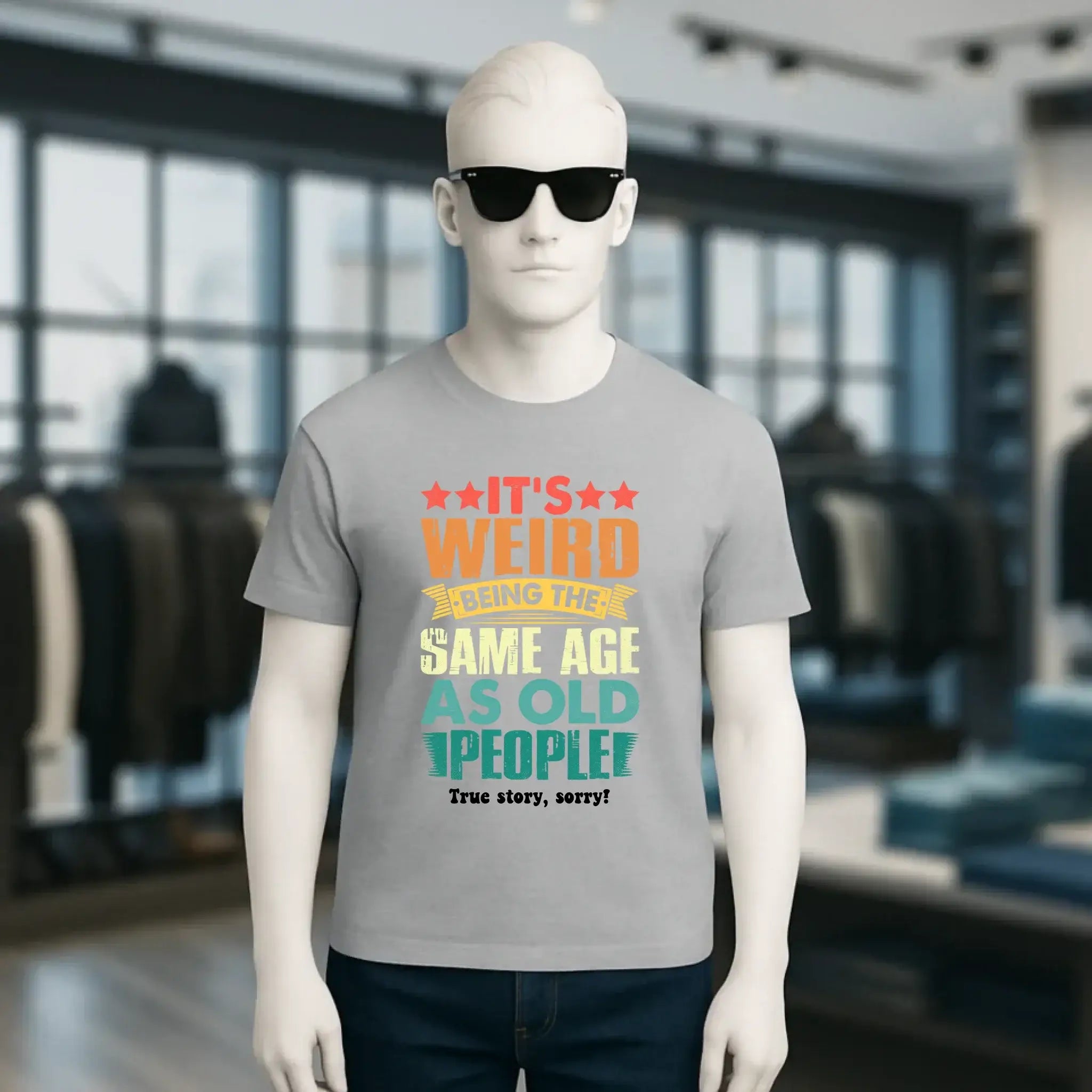 Old people • Unisex Premium T-Shirt XS-5XL aus Bio-Baumwolle für Damen & Herren • Exklusivdesign • personalisiert