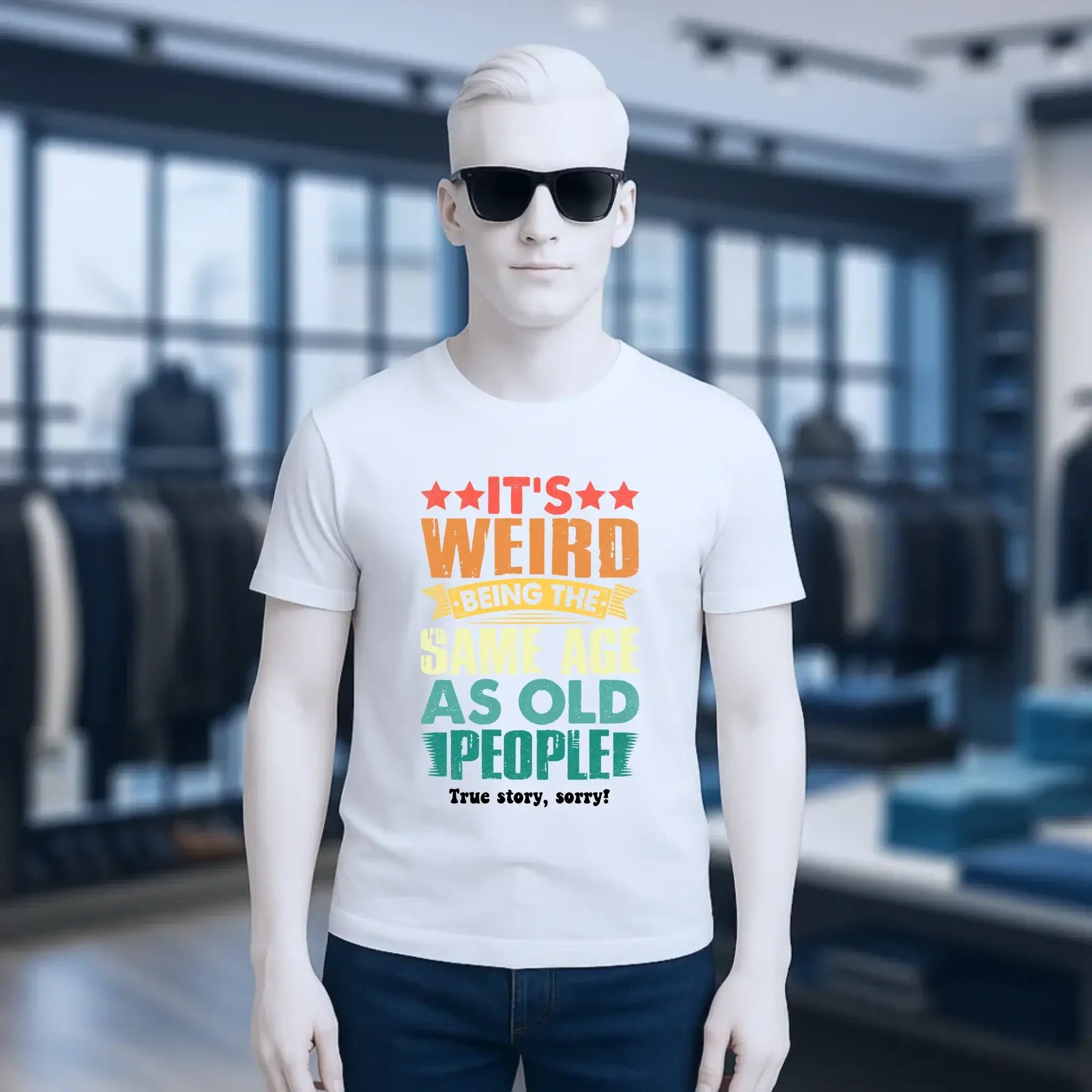 Old people • Unisex Premium T-Shirt XS-5XL aus Bio-Baumwolle für Damen & Herren • Exklusivdesign • personalisiert