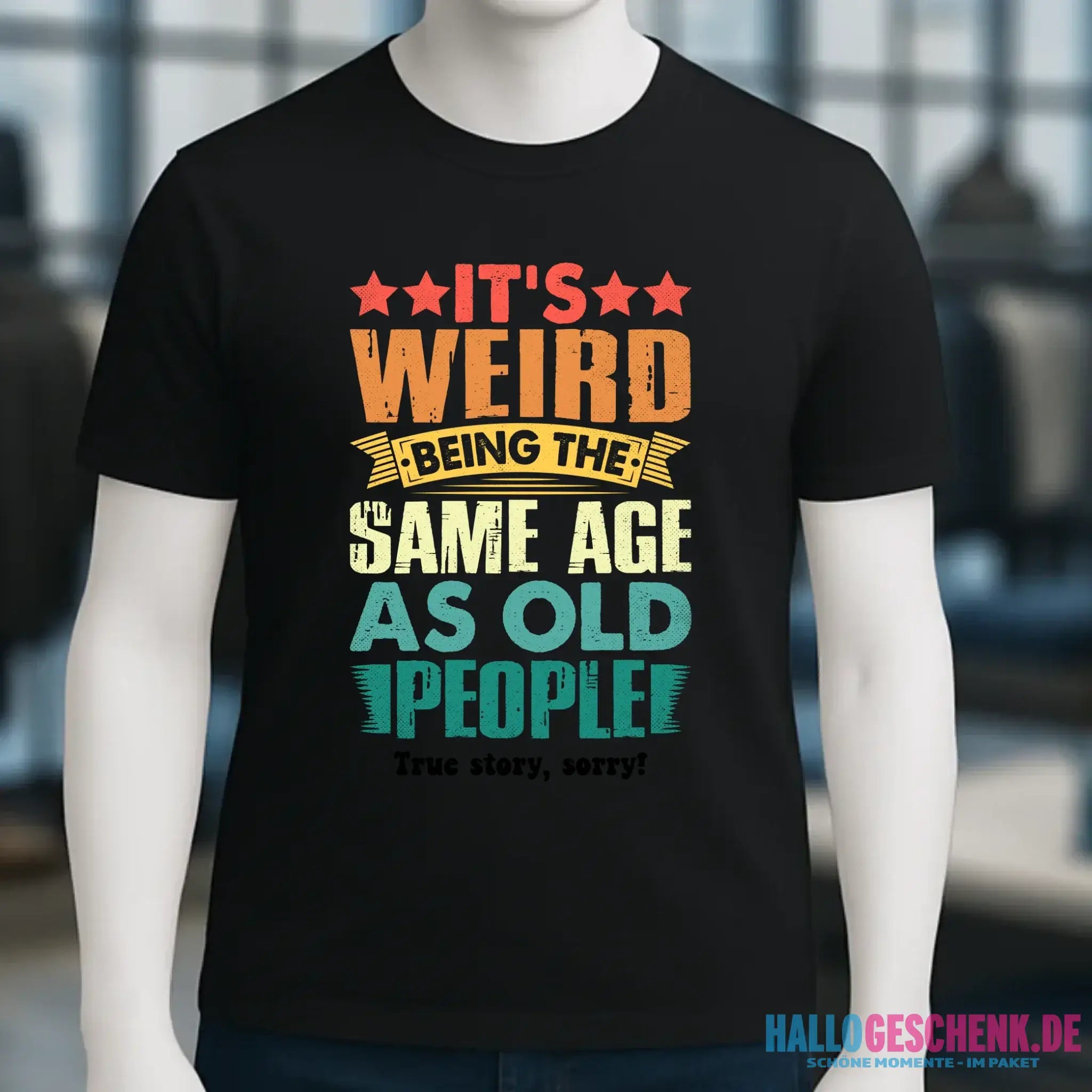Old people • Unisex Premium T-Shirt XS-5XL aus Bio-Baumwolle für Damen & Herren • Exklusivdesign • personalisiert
