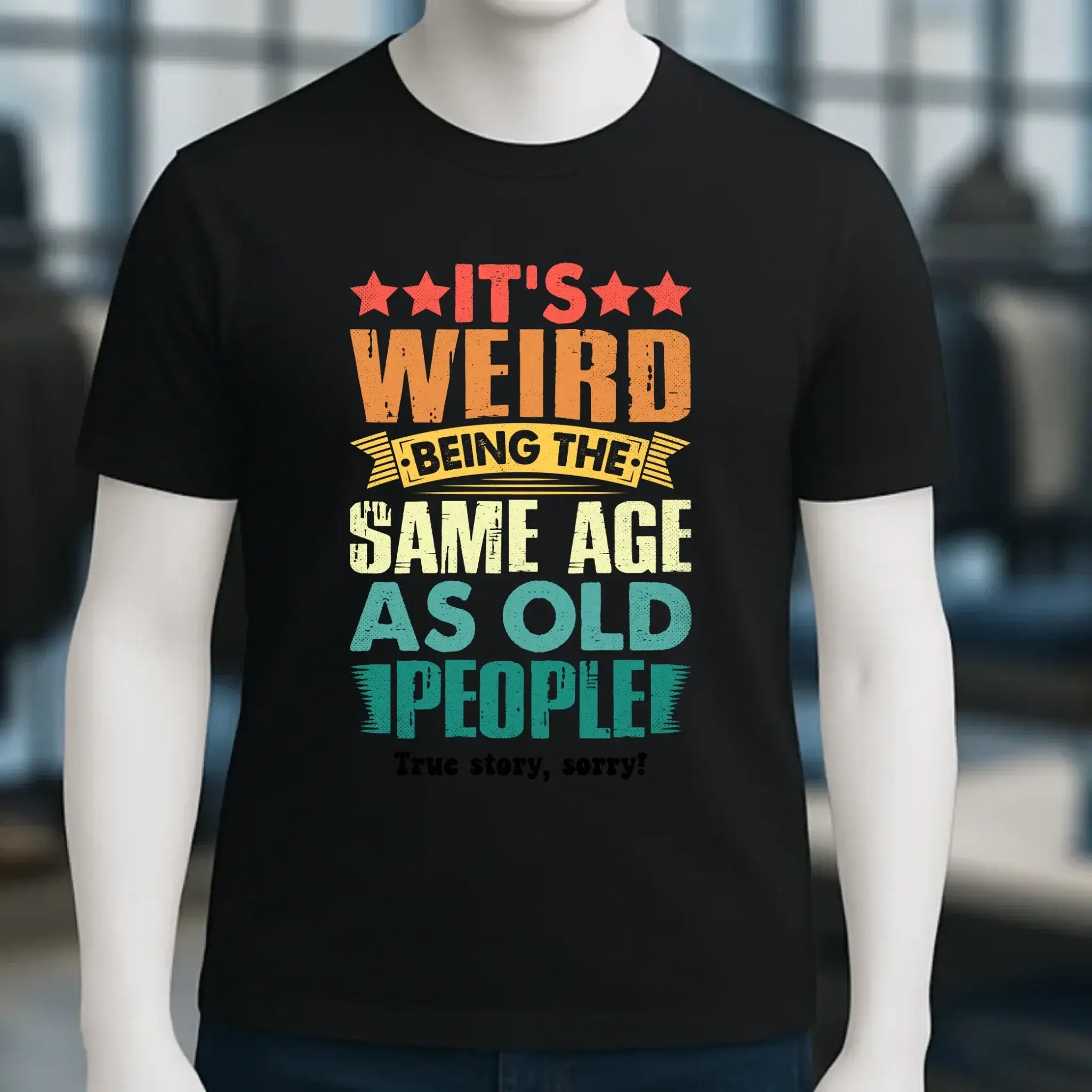Old people • Unisex Premium T-Shirt XS-5XL aus Bio-Baumwolle für Damen & Herren • Exklusivdesign • personalisiert