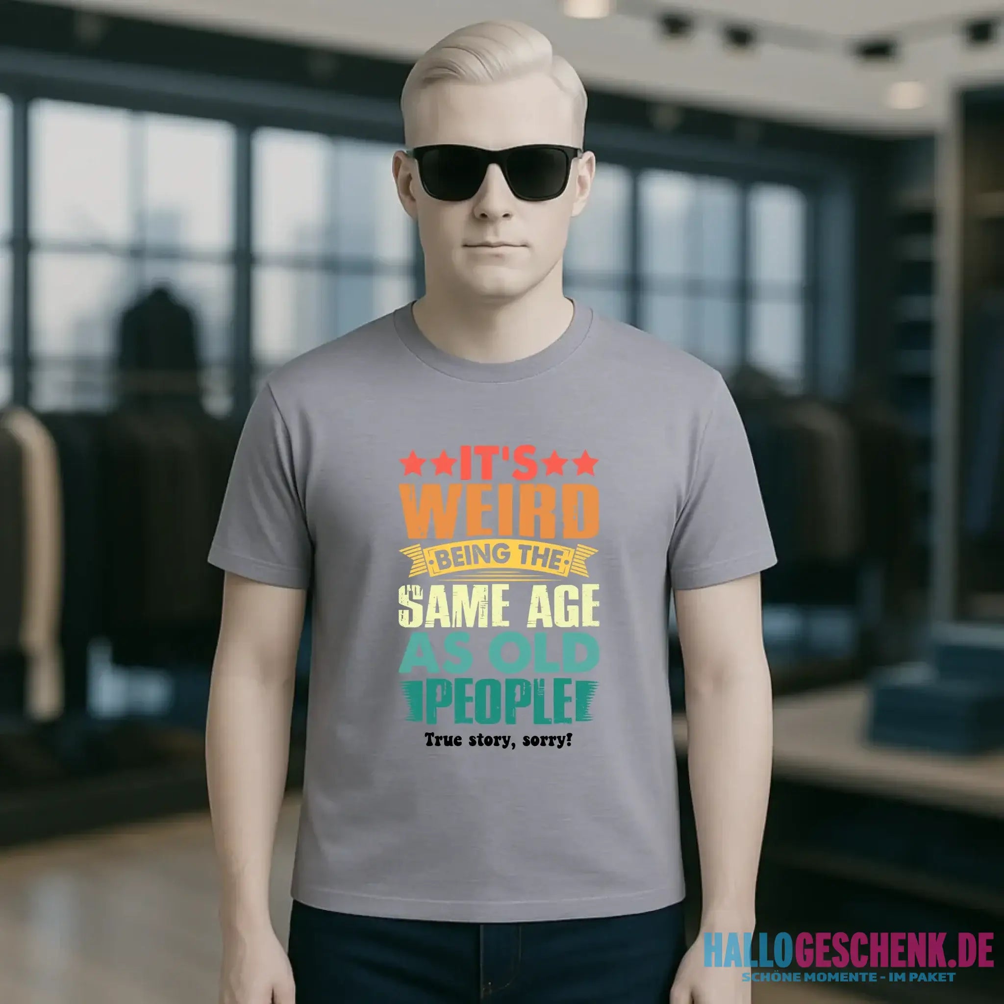 Old people • Unisex Premium T-Shirt XS-5XL aus Bio-Baumwolle für Damen & Herren • Exklusivdesign • personalisiert