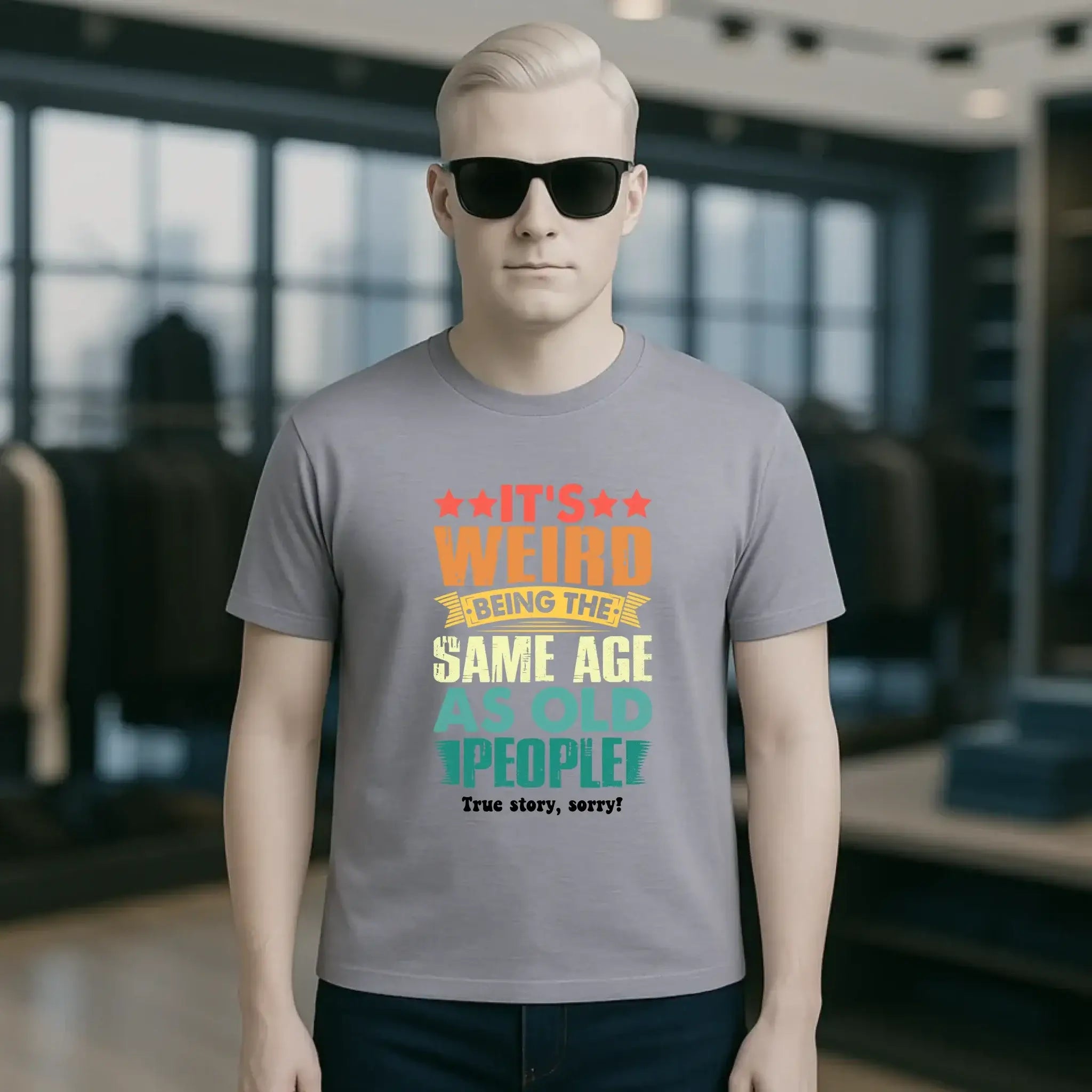 Old people • Unisex Premium T-Shirt XS-5XL aus Bio-Baumwolle für Damen & Herren • Exklusivdesign • personalisiert