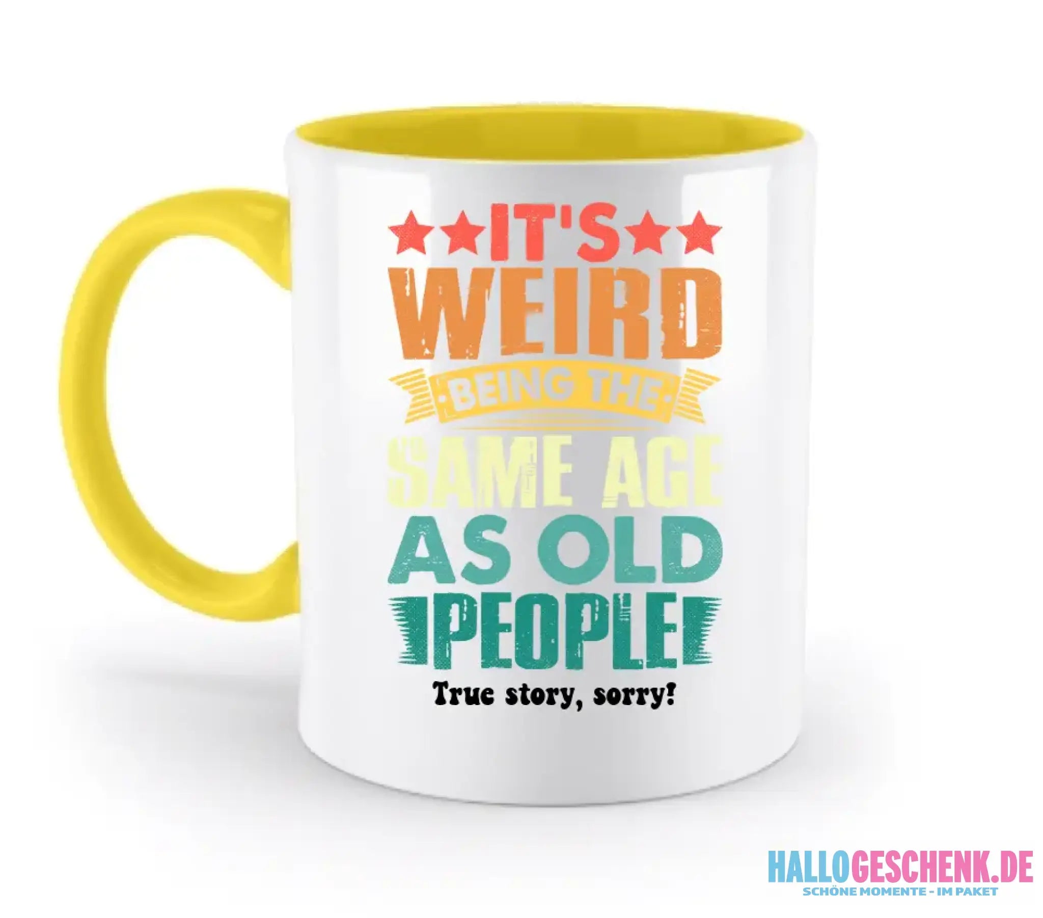 Old people • zweifarbige Tasse • Exklusivdesign • personalisiert