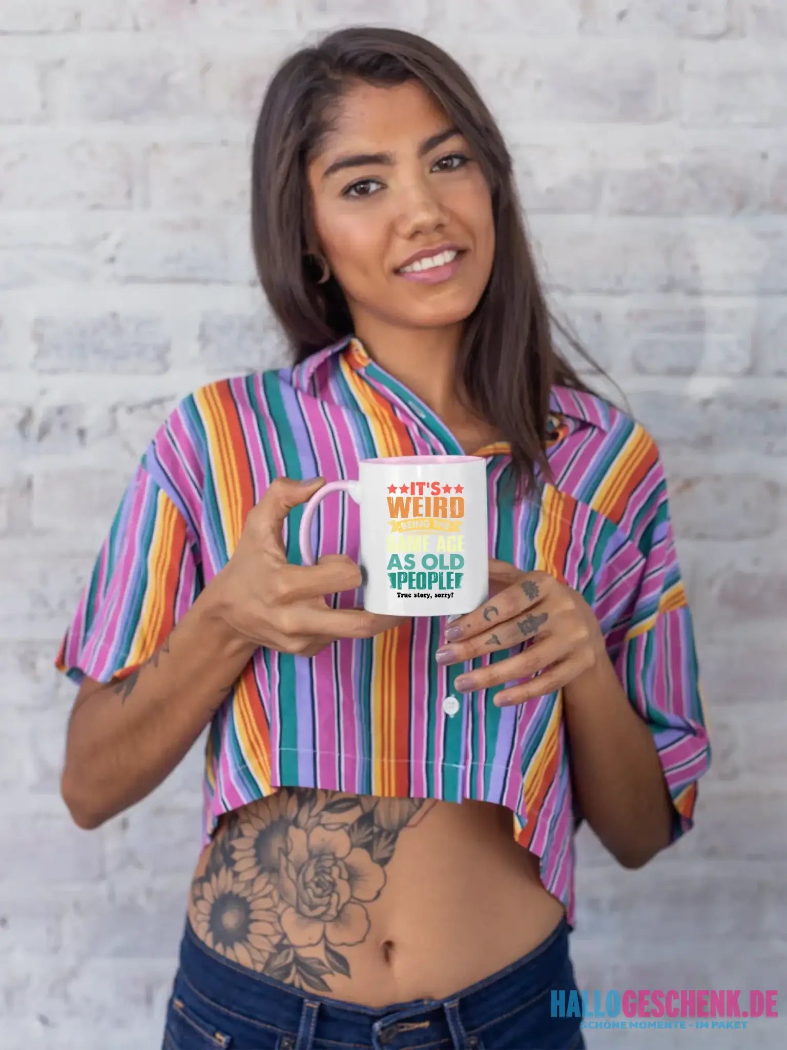 Old people • zweifarbige Tasse • Exklusivdesign • personalisiert