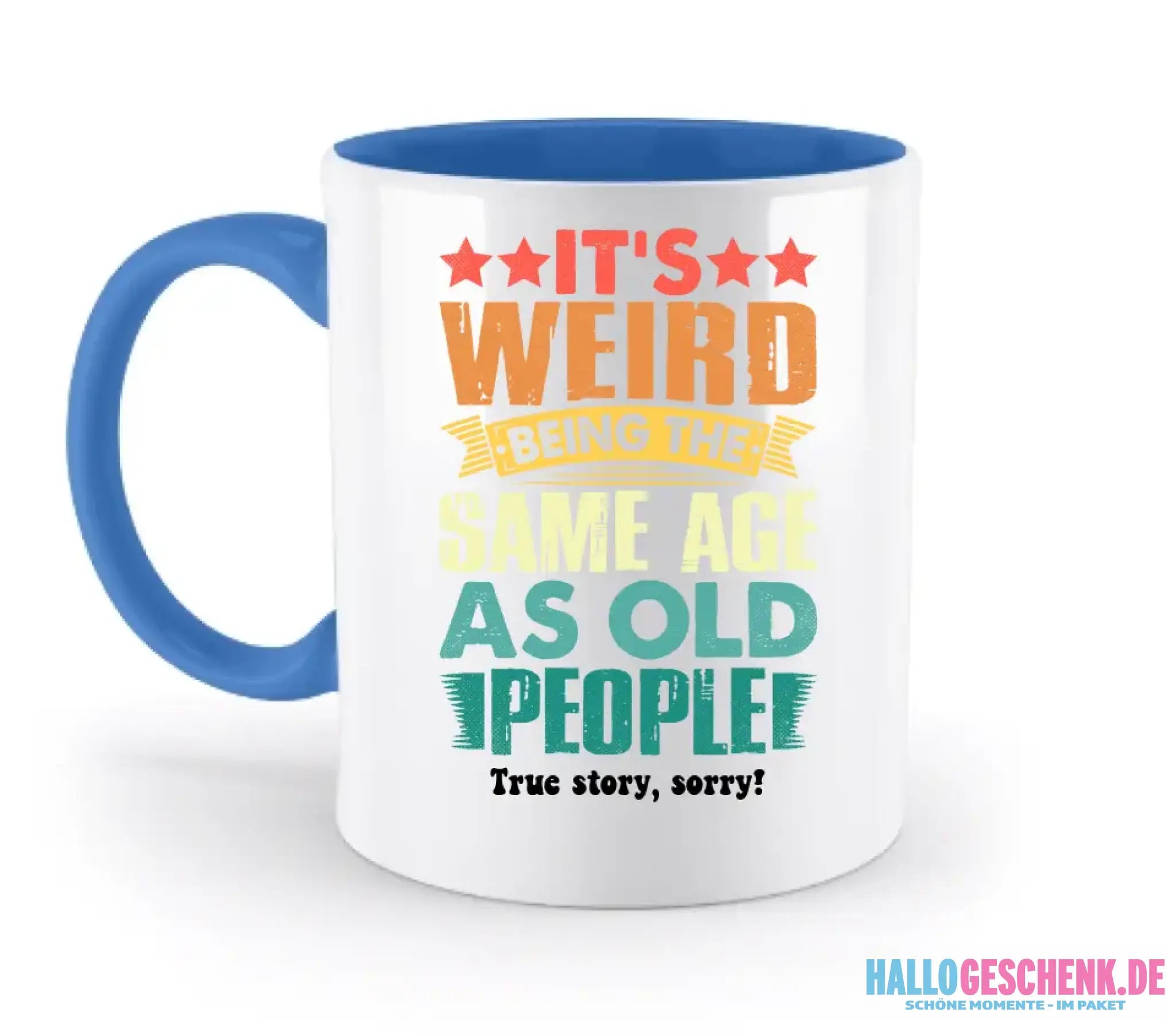 Old people • zweifarbige Tasse • Exklusivdesign • personalisiert