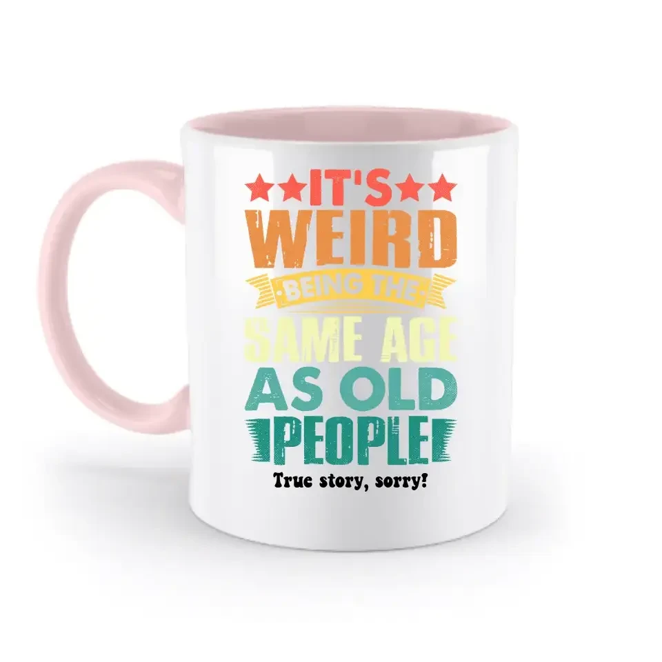 Old people • zweifarbige Tasse • Exklusivdesign • personalisiert