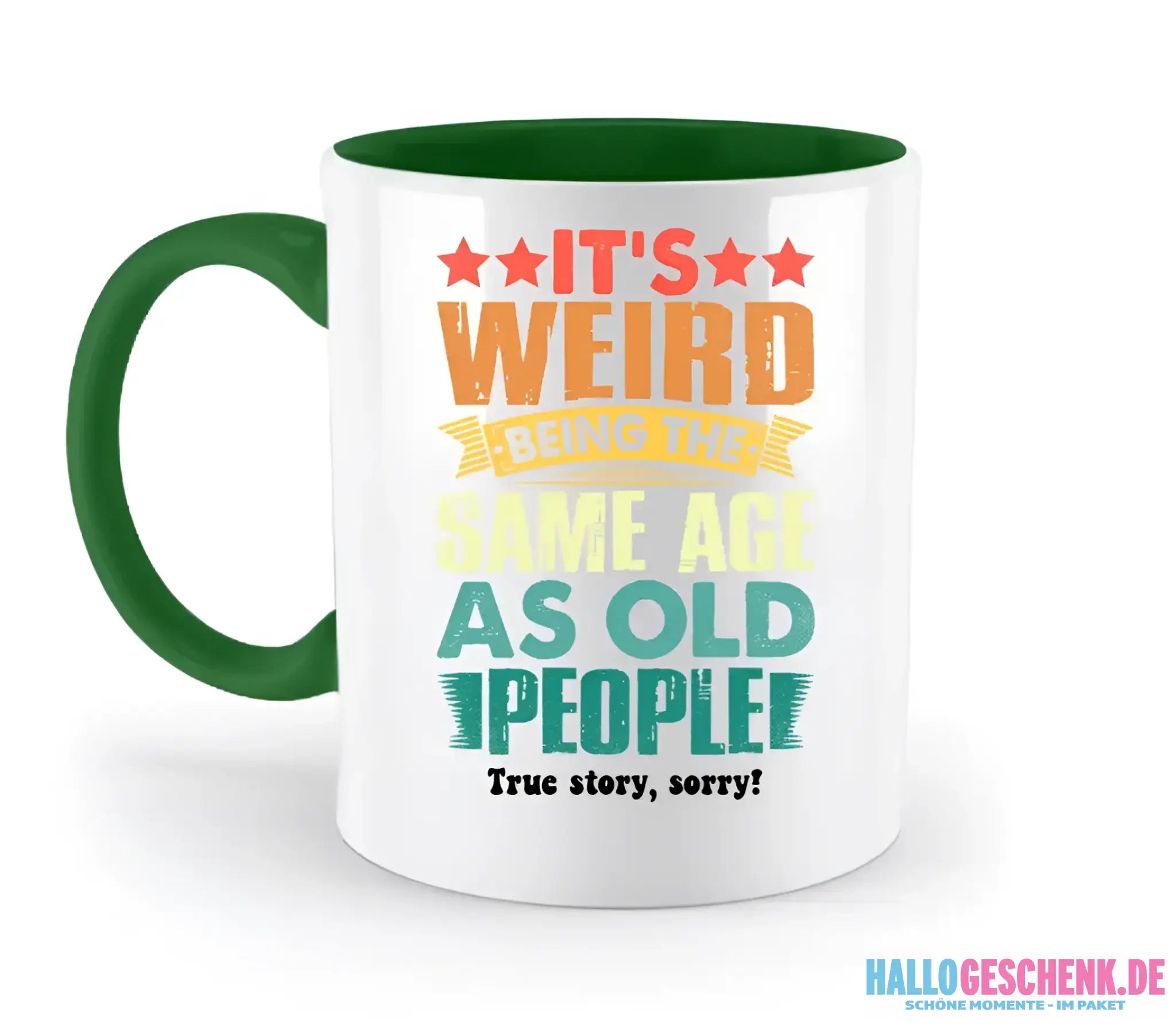 Old people • zweifarbige Tasse • Exklusivdesign • personalisiert