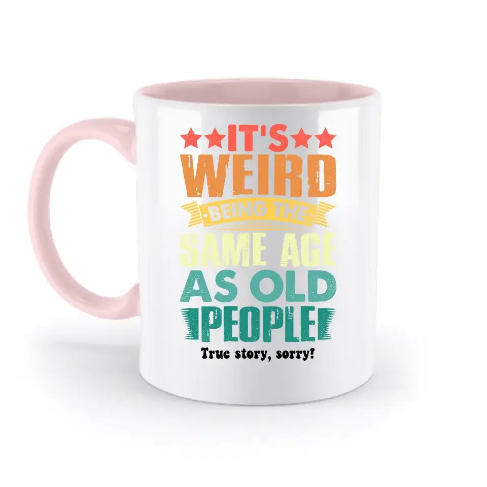 Old people • zweifarbige Tasse • Exklusivdesign • personalisiert