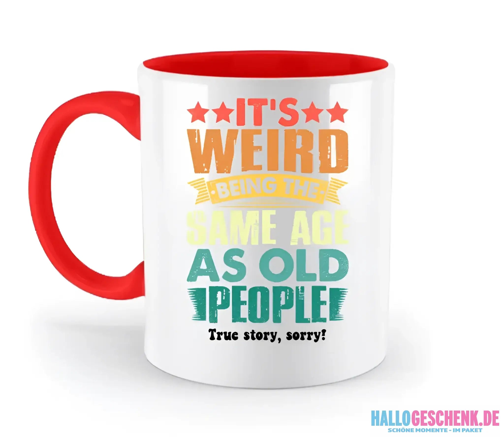 Old people • zweifarbige Tasse • Exklusivdesign • personalisiert