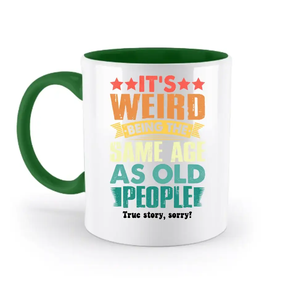 Old people • zweifarbige Tasse • Exklusivdesign • personalisiert