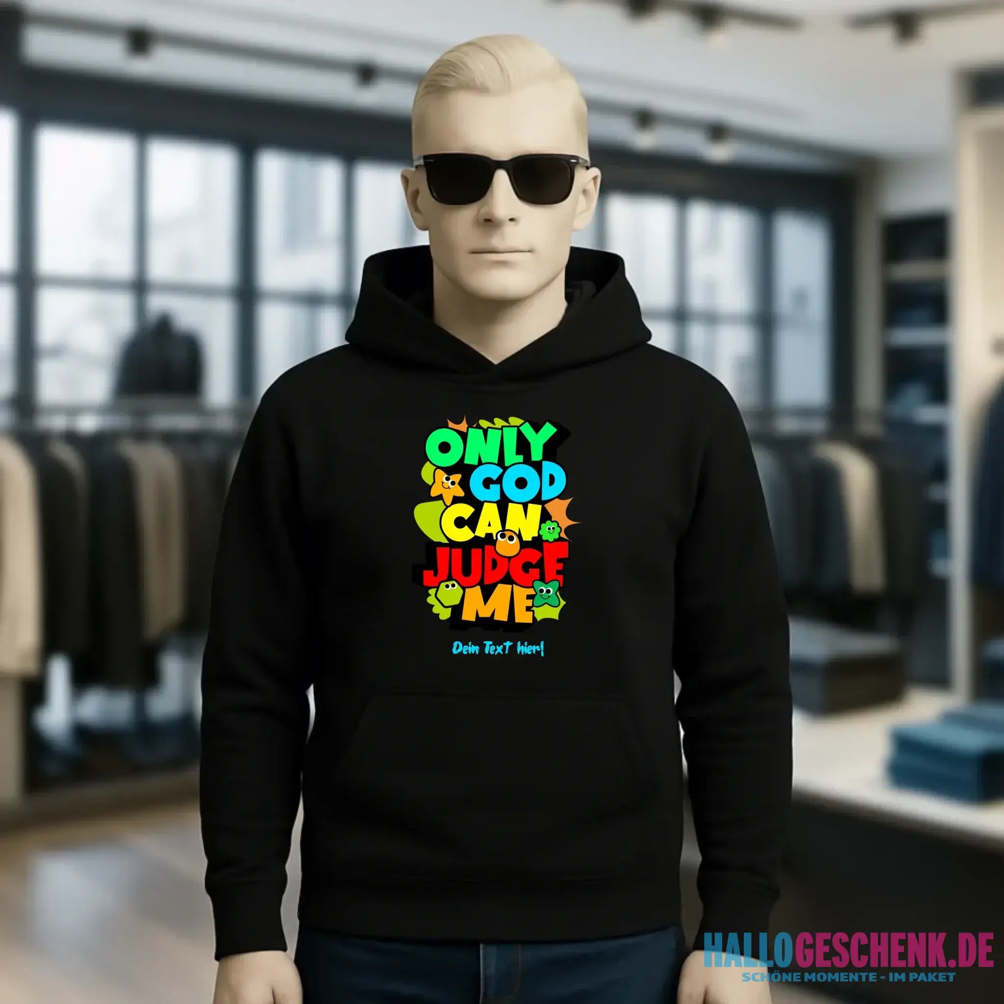 Only God • Unisex Premium Hoodie XS-5XL aus Bio-Baumwolle für Damen & Herren