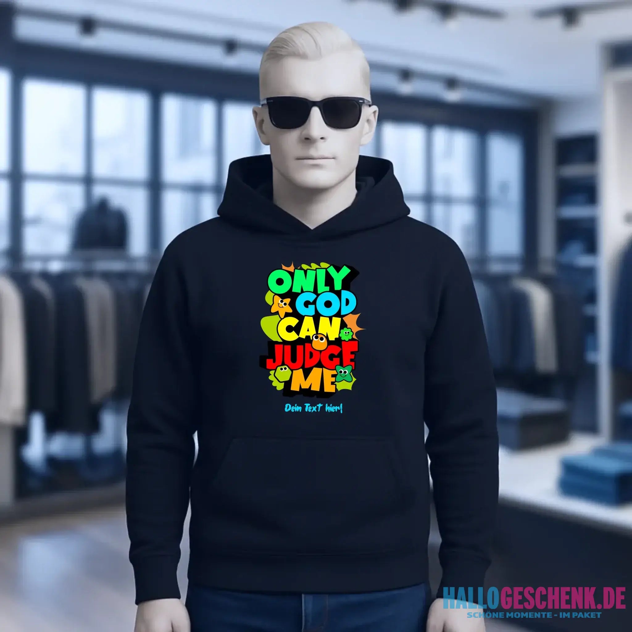 Only God • Unisex Premium Hoodie XS-5XL aus Bio-Baumwolle für Damen & Herren