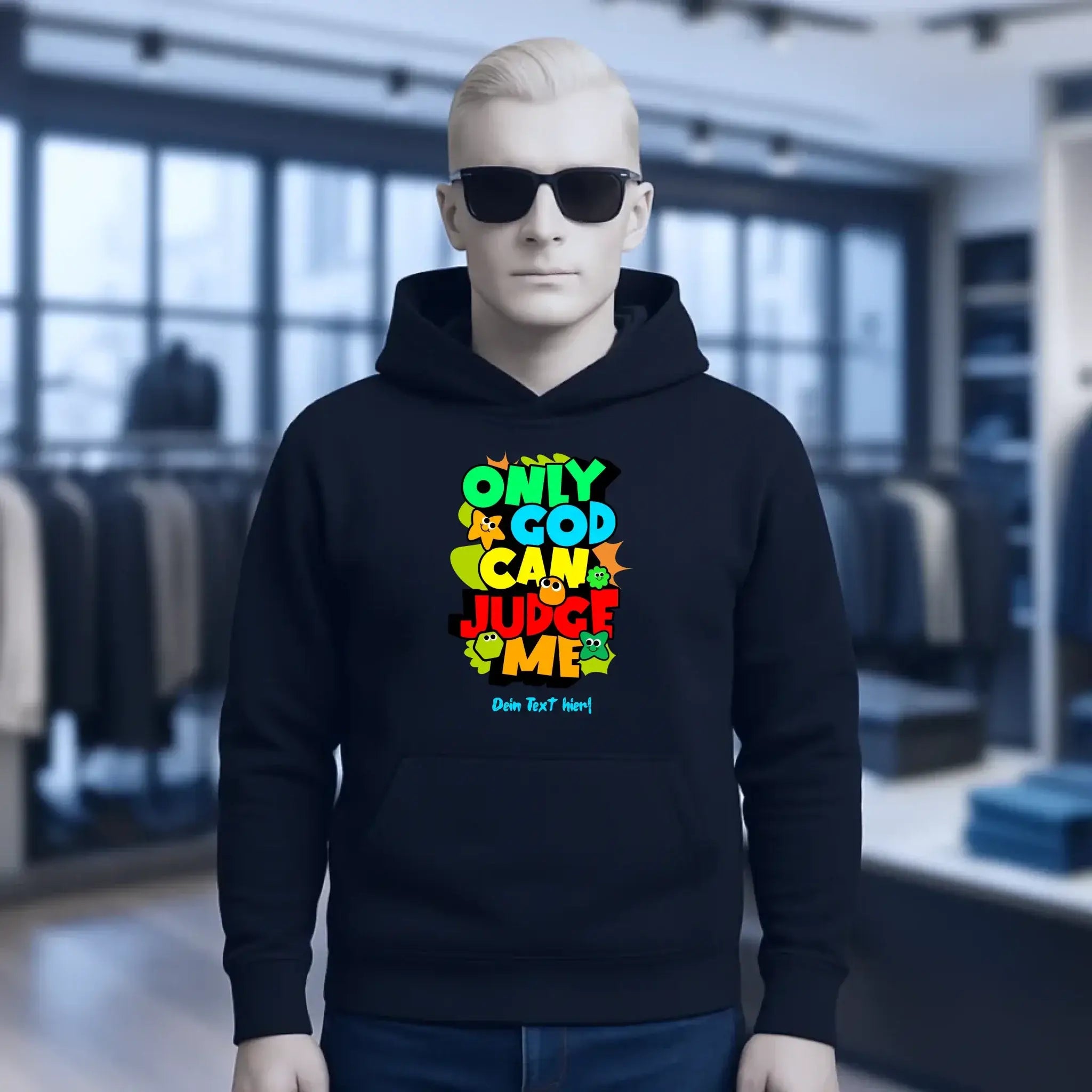 Only God • Unisex Premium Hoodie XS-5XL aus Bio-Baumwolle für Damen & Herren
