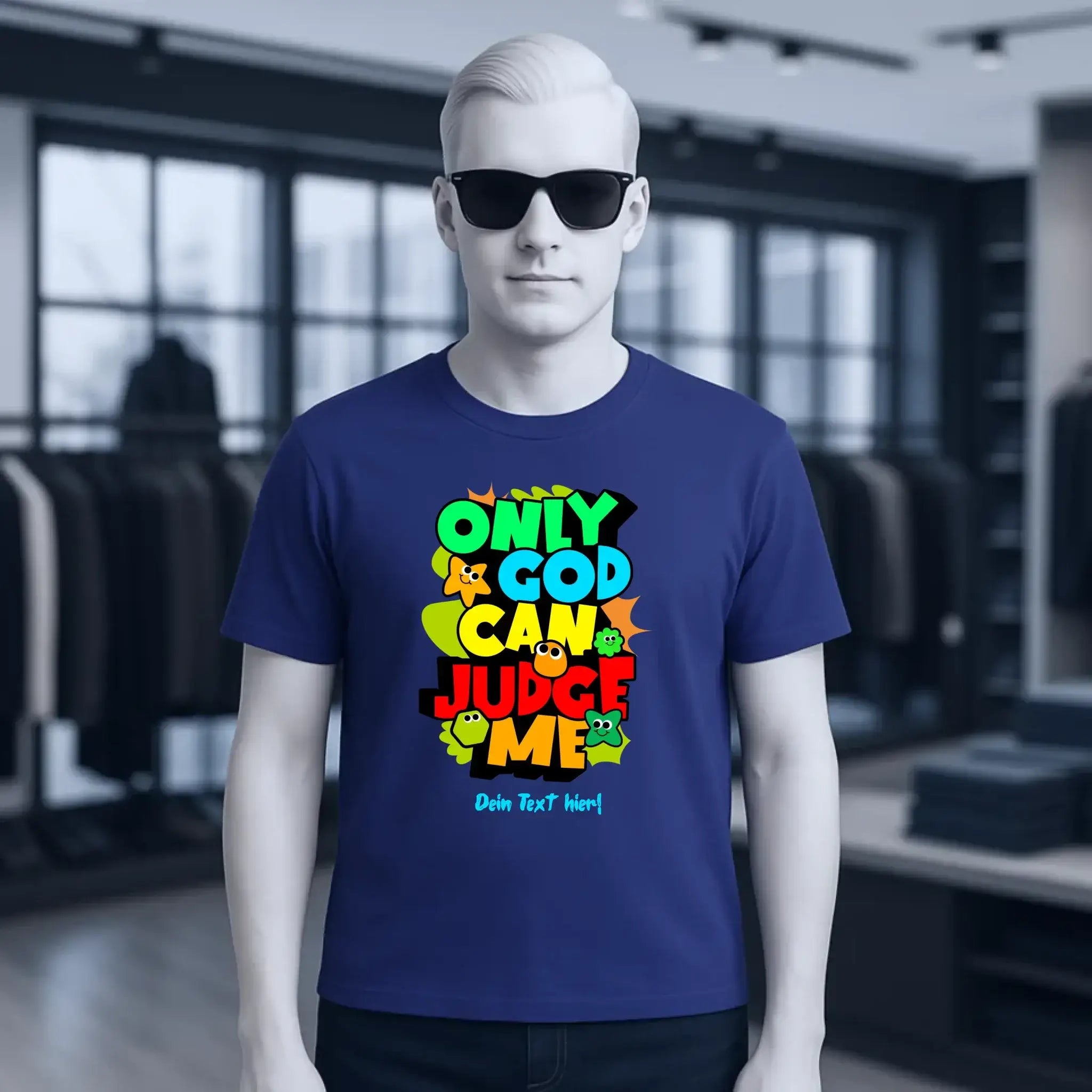 Only God • Unisex Premium T-Shirt XS-5XL aus Bio-Baumwolle für Damen & Herren • Exklusivdesign • personalisiert