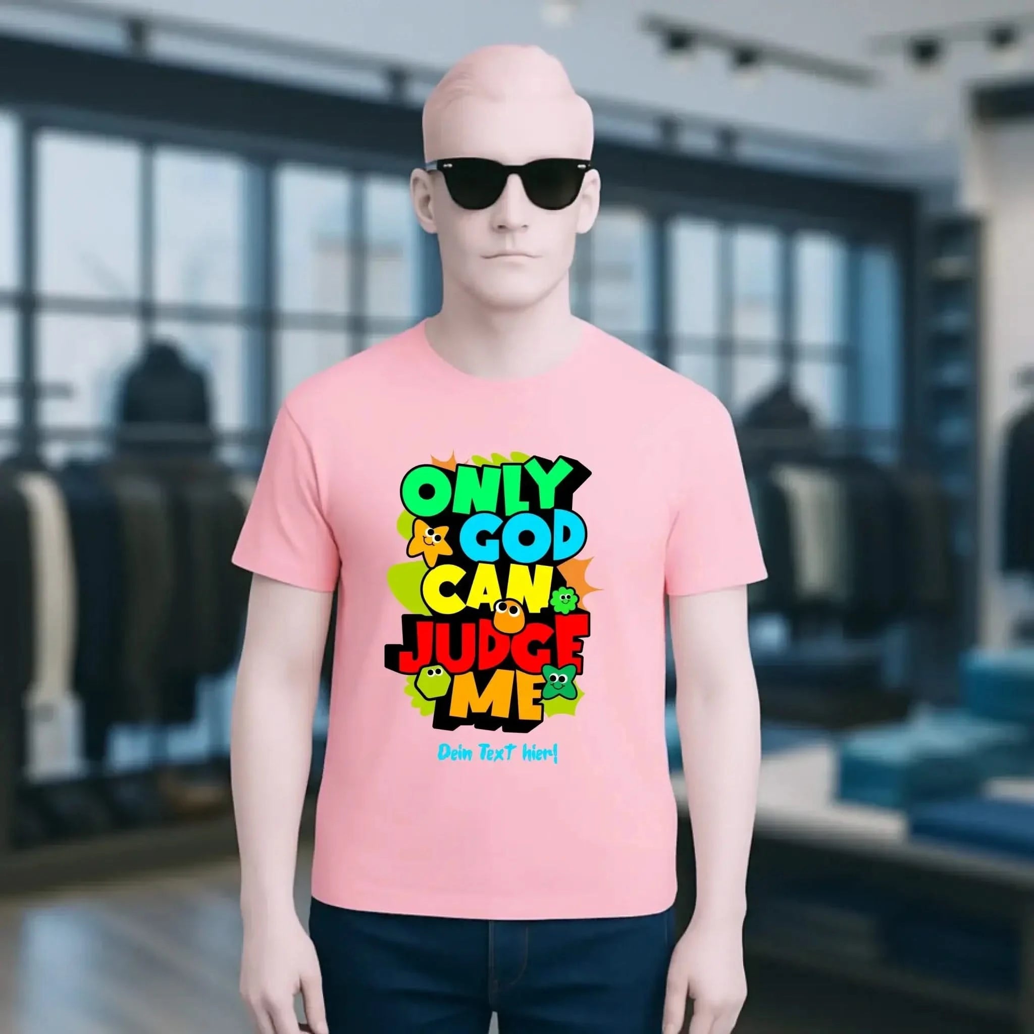 Only God • Unisex Premium T-Shirt XS-5XL aus Bio-Baumwolle für Damen & Herren • Exklusivdesign • personalisiert