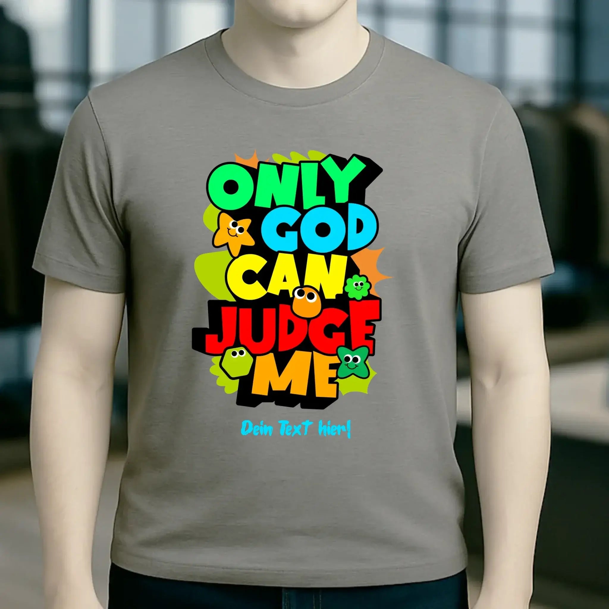 Only God • Unisex Premium T-Shirt XS-5XL aus Bio-Baumwolle für Damen & Herren • Exklusivdesign • personalisiert