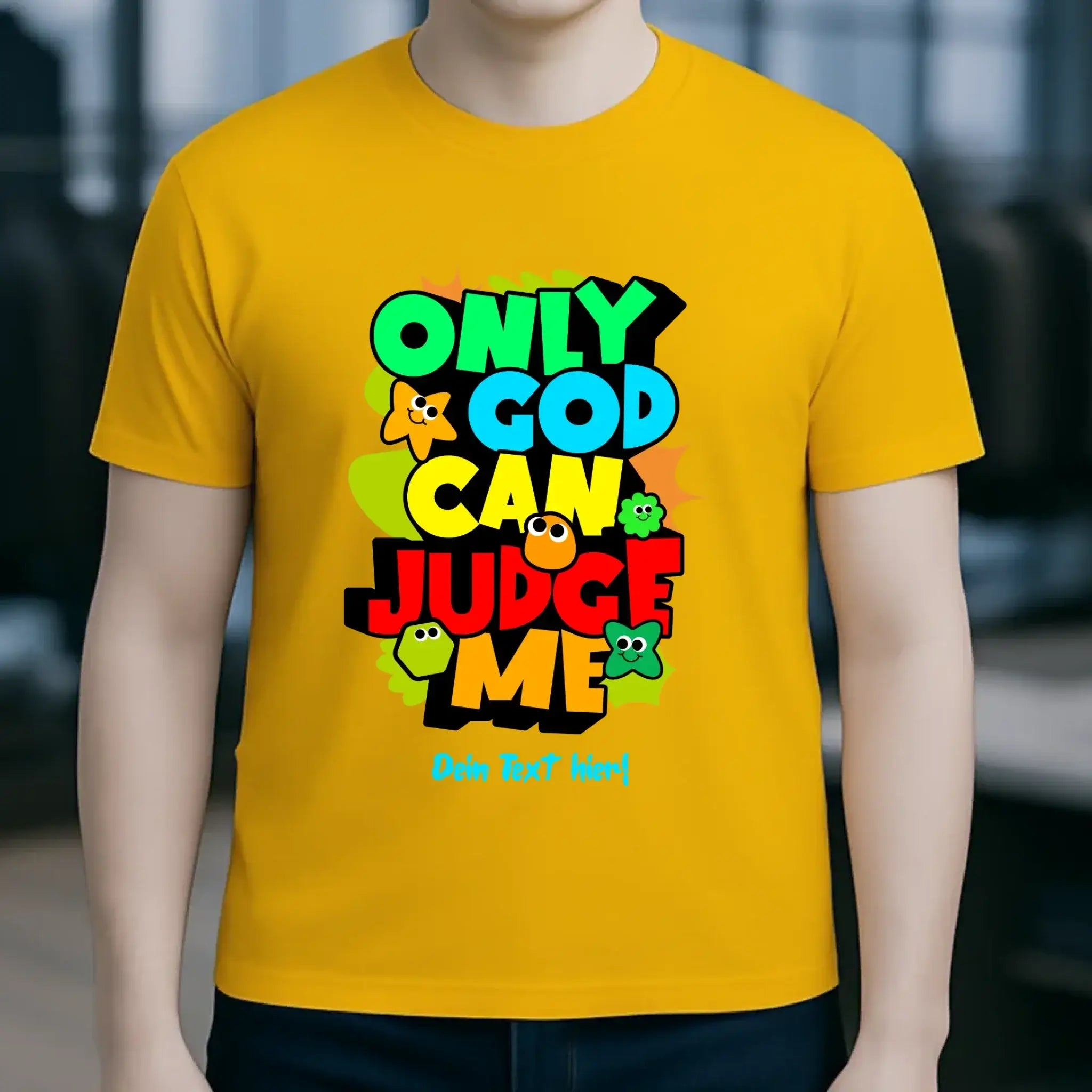 Only God • Unisex Premium T-Shirt XS-5XL aus Bio-Baumwolle für Damen & Herren • Exklusivdesign • personalisiert