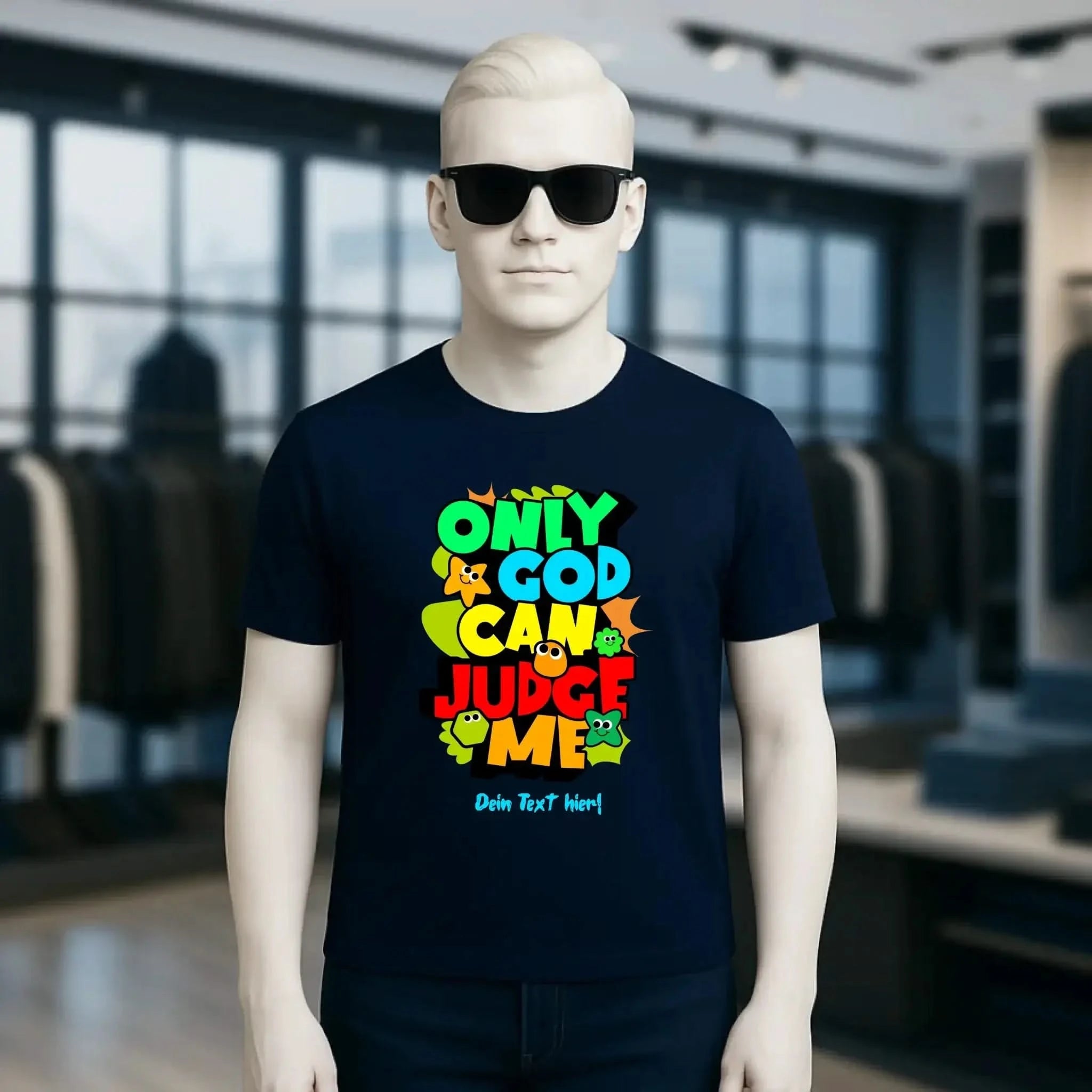 Only God • Unisex Premium T-Shirt XS-5XL aus Bio-Baumwolle für Damen & Herren • Exklusivdesign • personalisiert