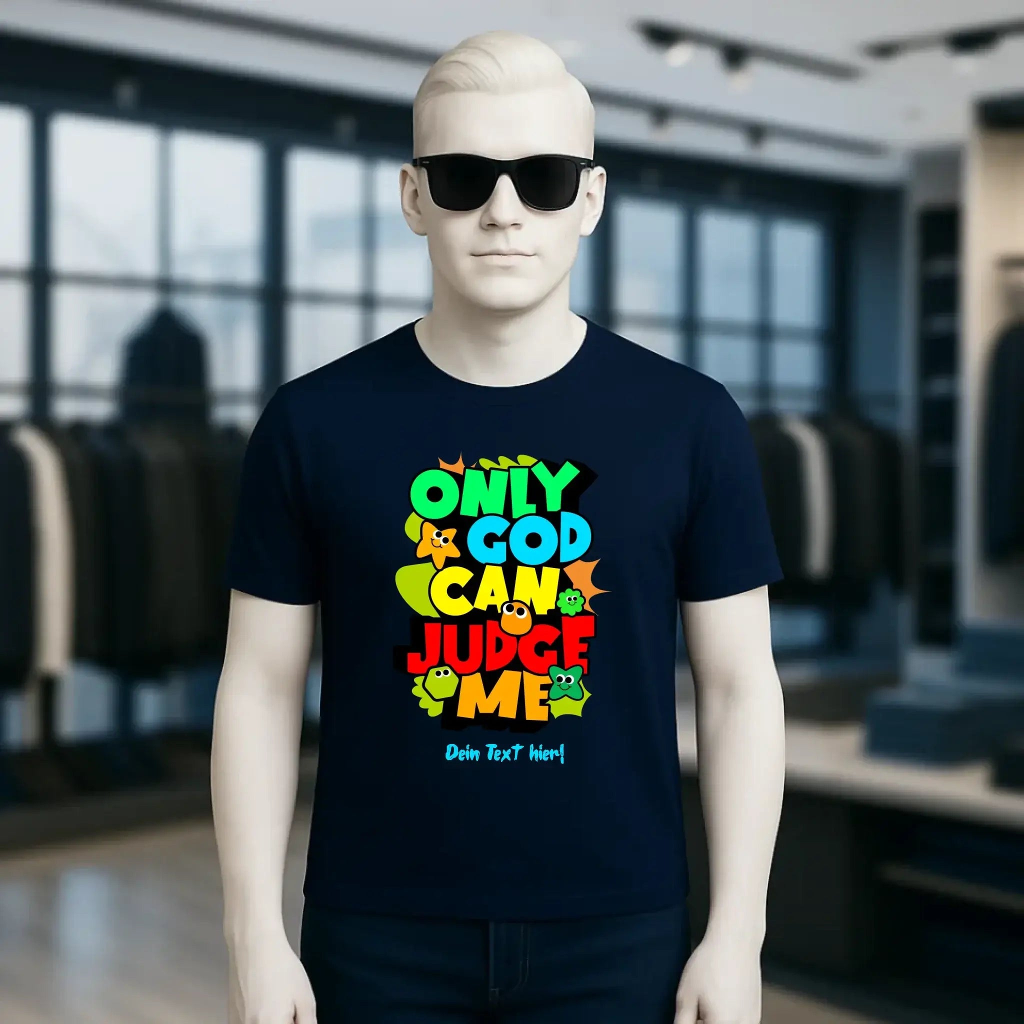 Only God • Unisex Premium T-Shirt XS-5XL aus Bio-Baumwolle für Damen & Herren • Exklusivdesign • personalisiert