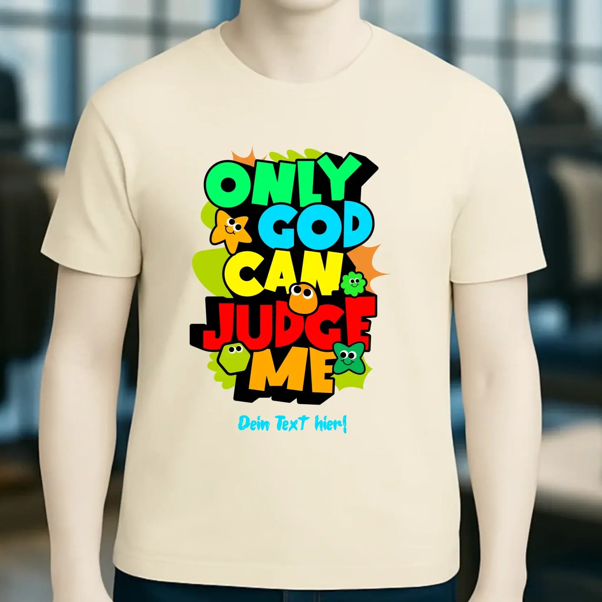 Only God • Unisex Premium T-Shirt XS-5XL aus Bio-Baumwolle für Damen & Herren • Exklusivdesign • personalisiert