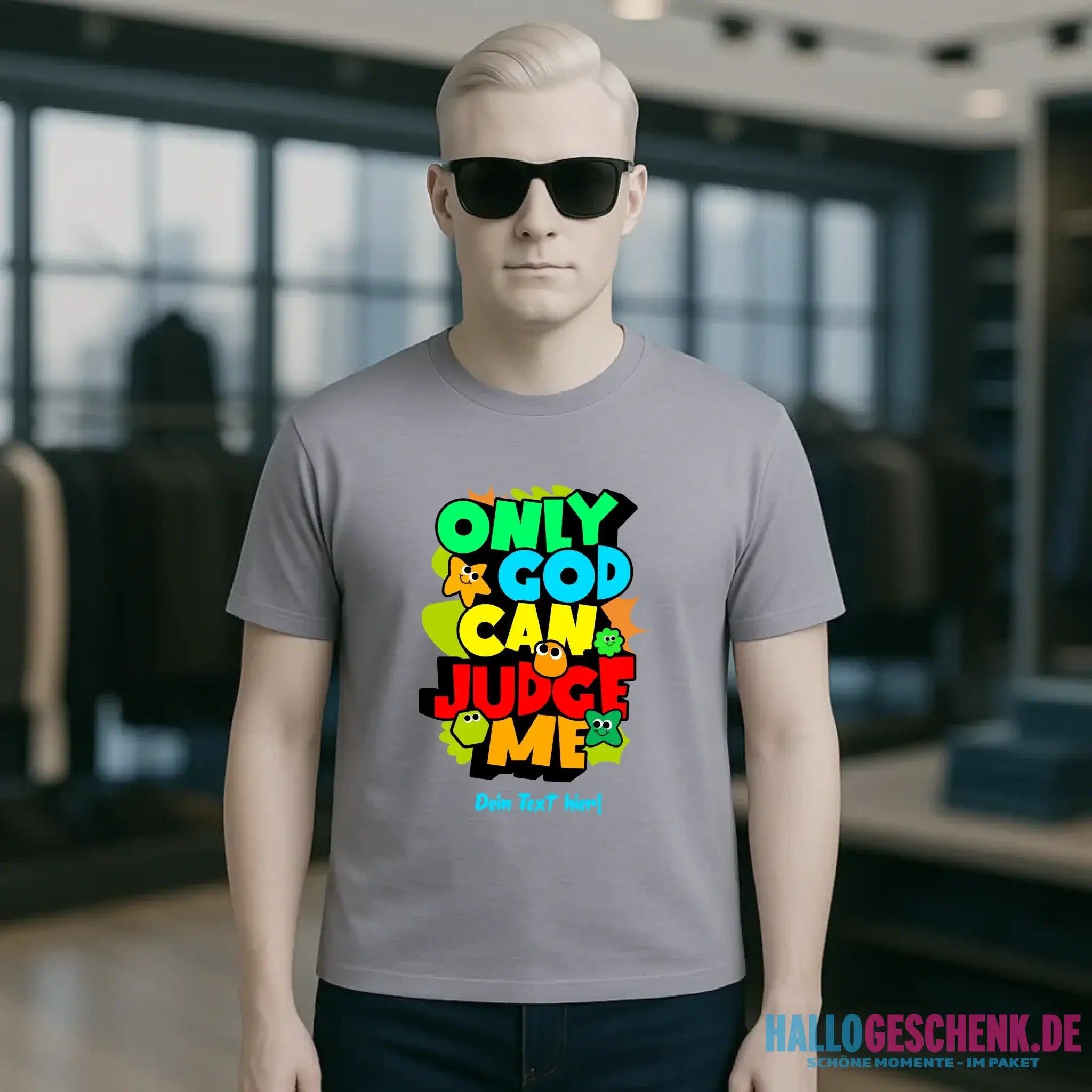 Only God • Unisex Premium T-Shirt XS-5XL aus Bio-Baumwolle für Damen & Herren • Exklusivdesign • personalisiert