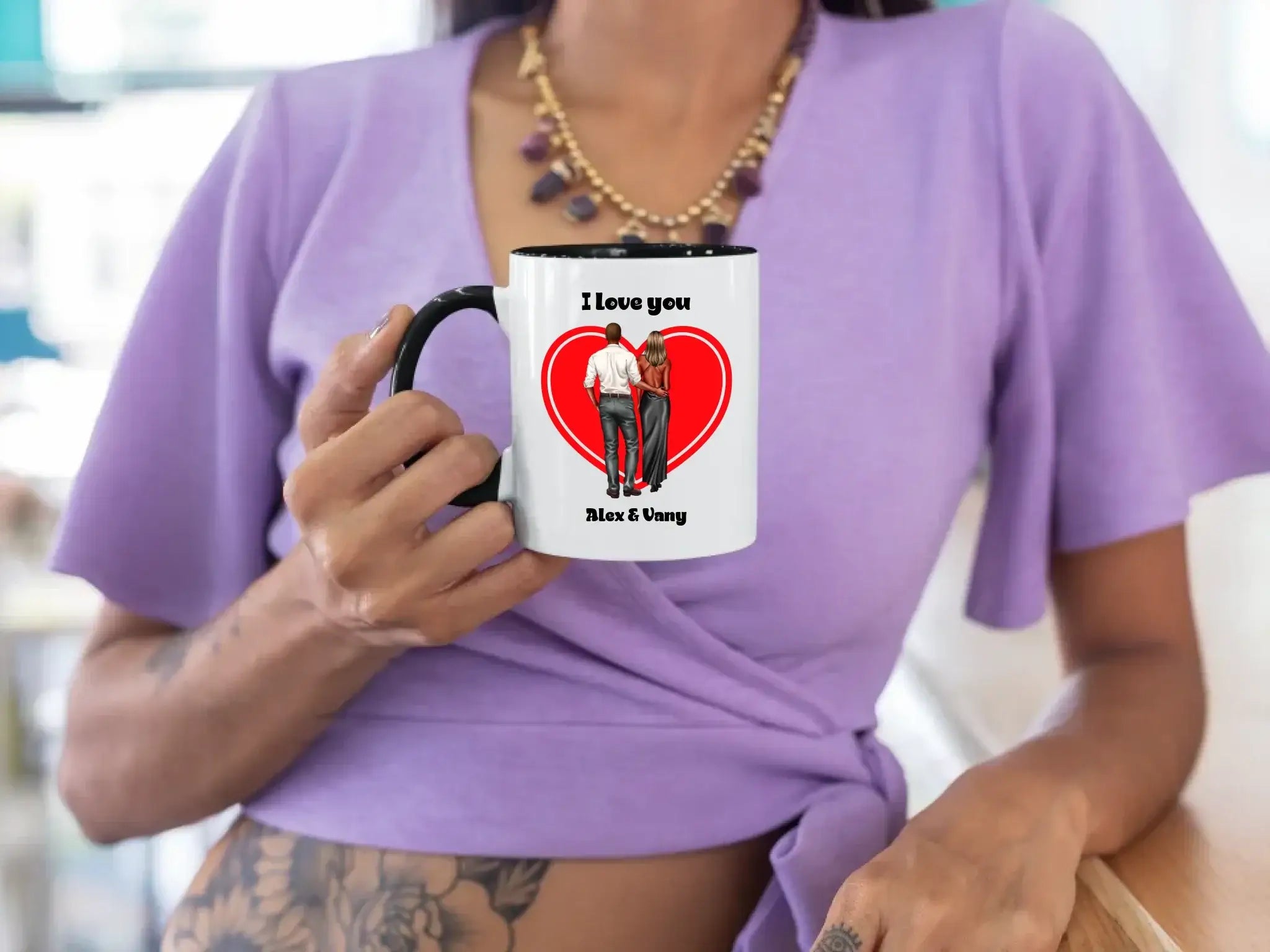 11-oz-color-rim-mug-mockup-of-a-tattooed-woman-leaning-on-a-bar-27841