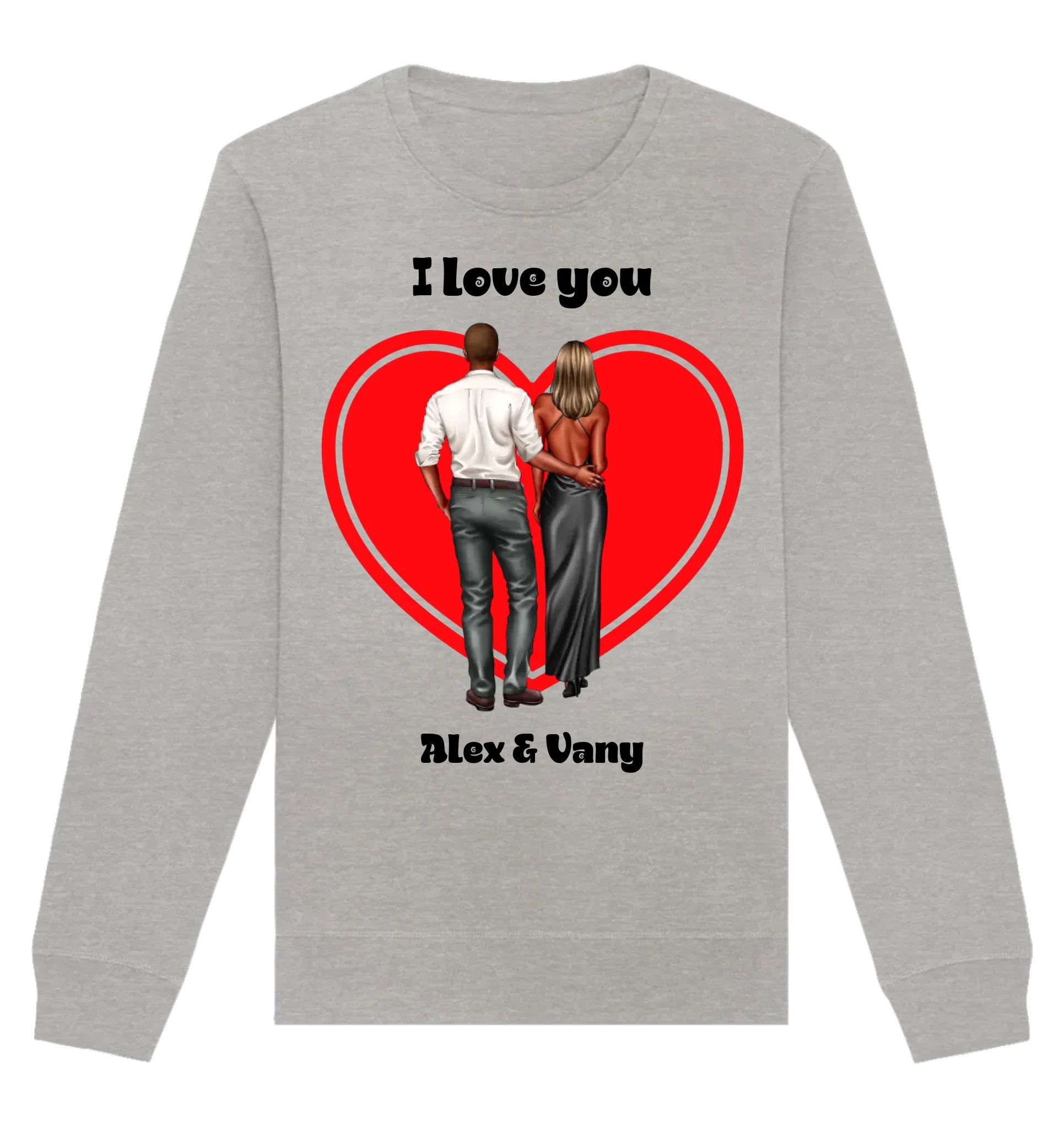 HalloGeschenk.de front-organic-basic-unisex-sweatshirt-c2c1c0-1116x