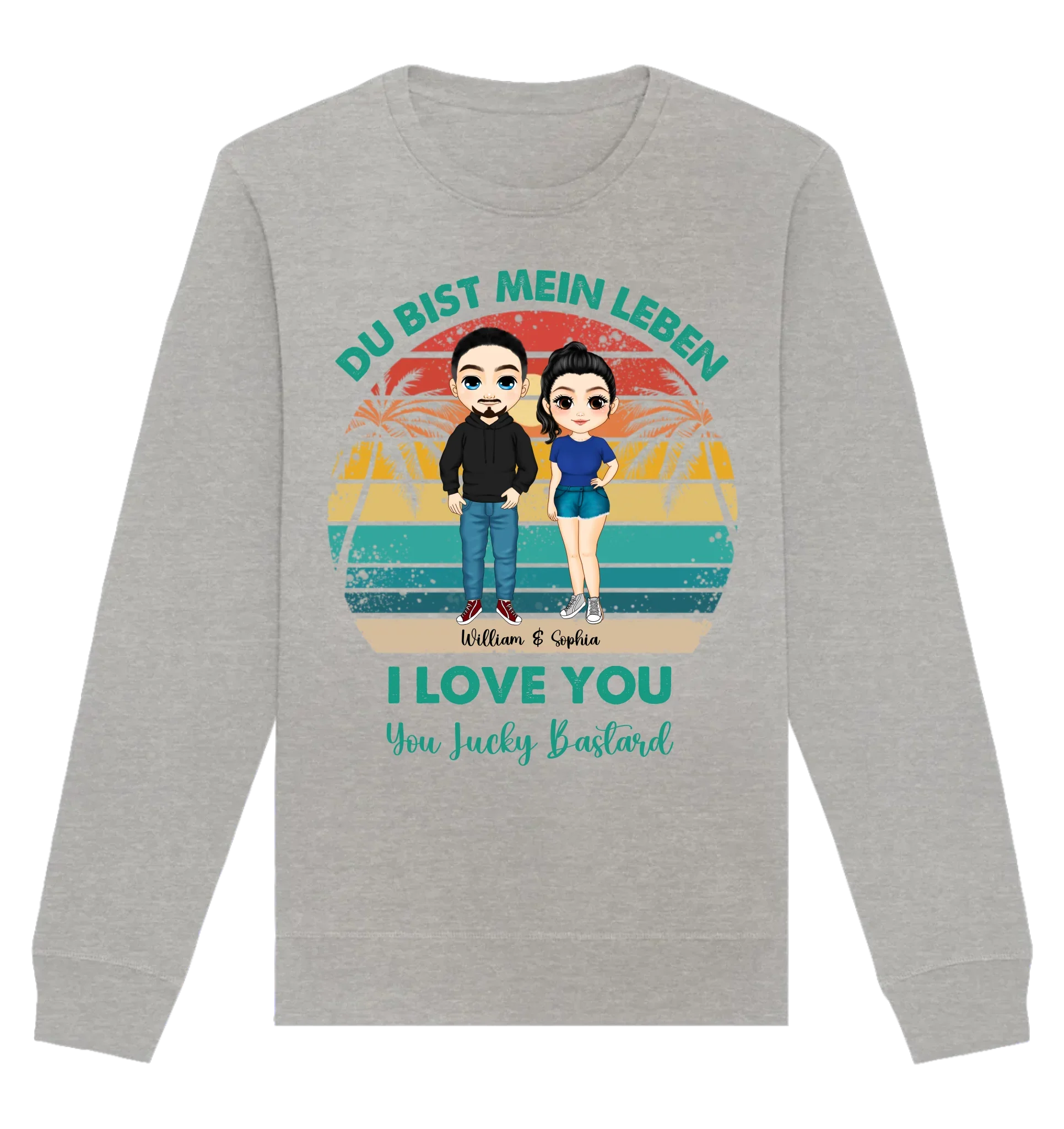 HalloGeschenk.de front-organic-basic-unisex-sweatshirt-c2c1c0-1116x