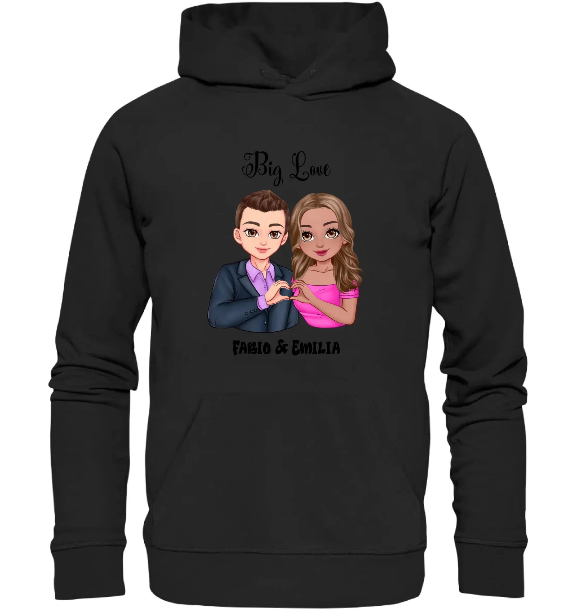 HalloGeschenk.de front-organic-hoodie-272727-1116x